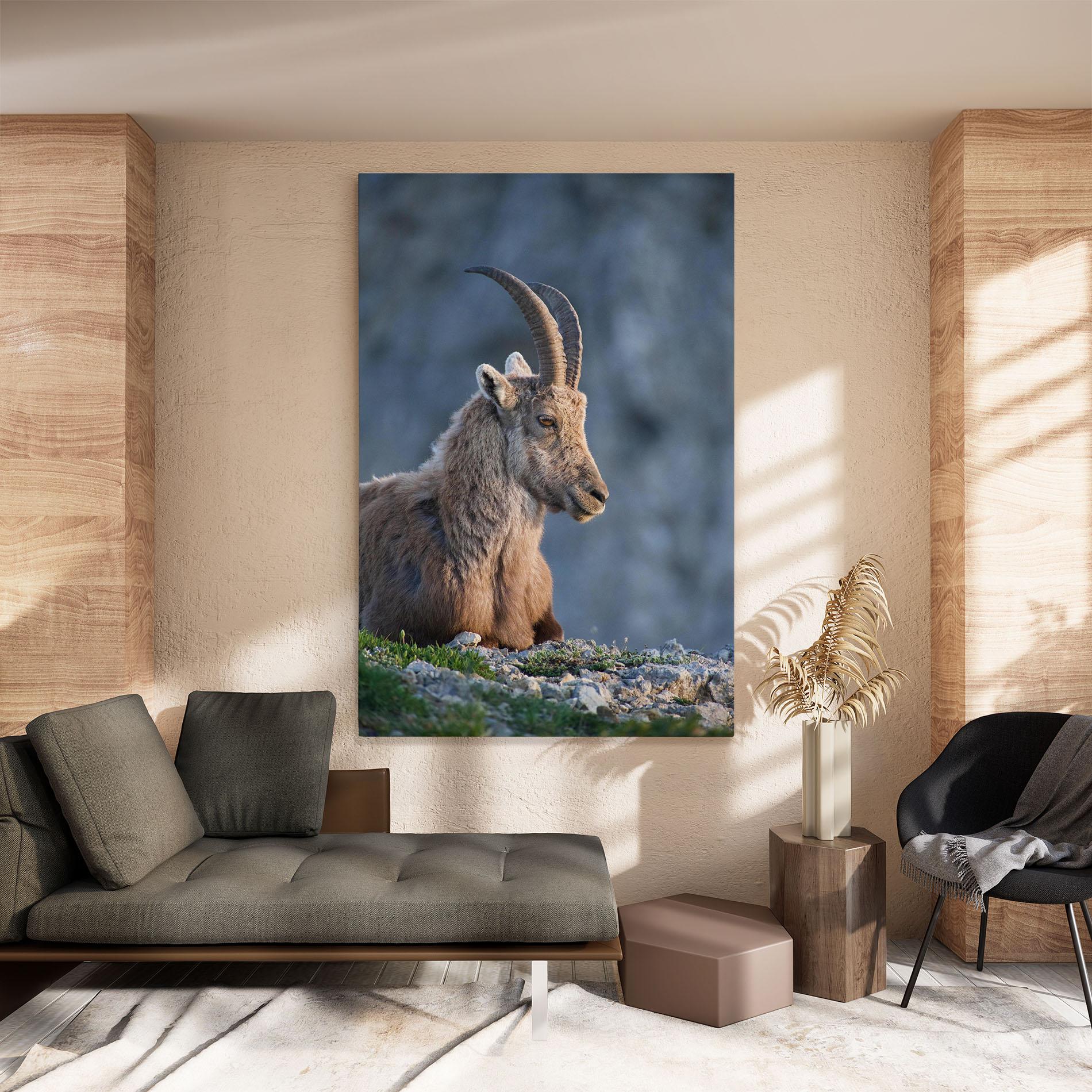 Tablou Canvas Mountain Goat mockup 8