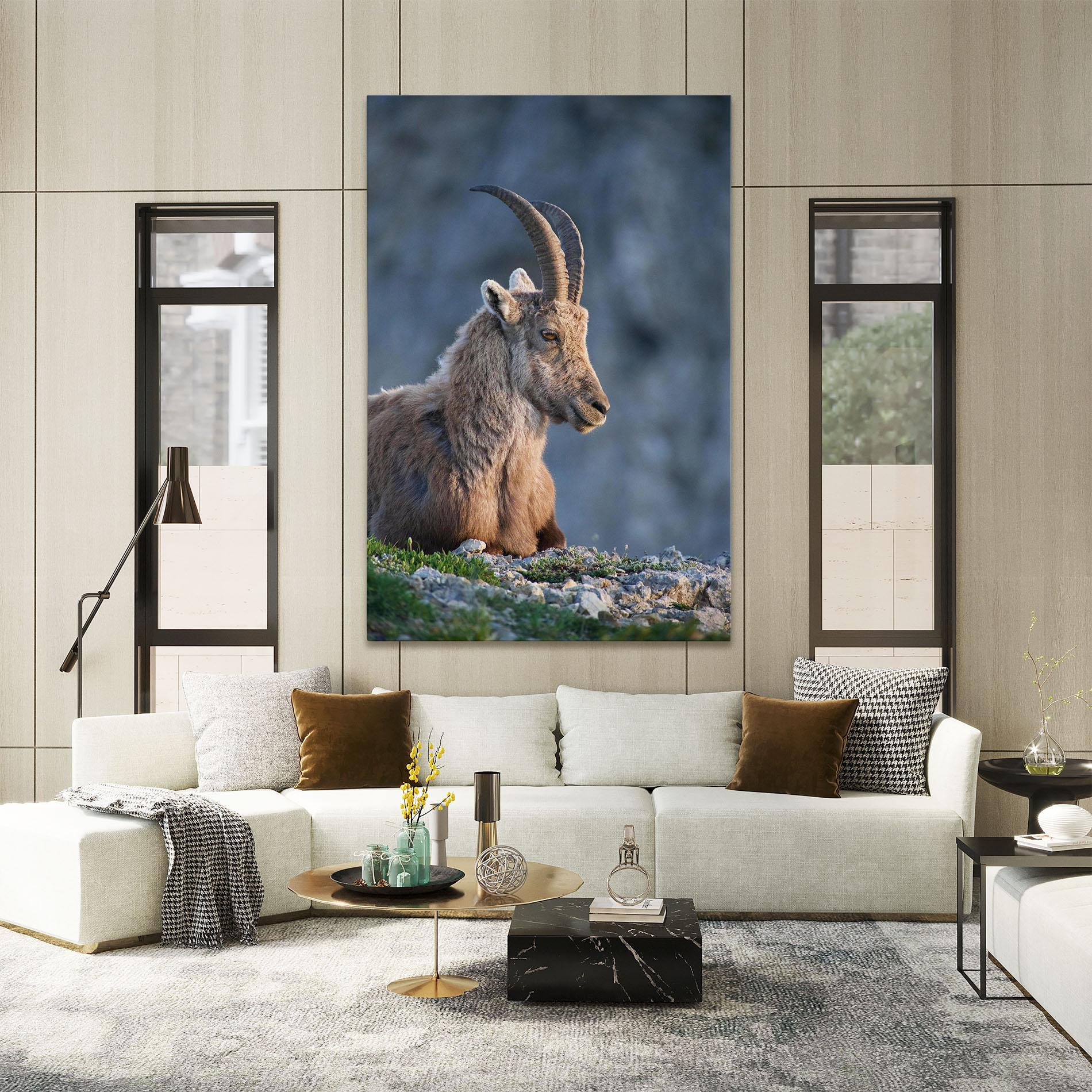 Tablou Canvas Mountain Goat mockup 2