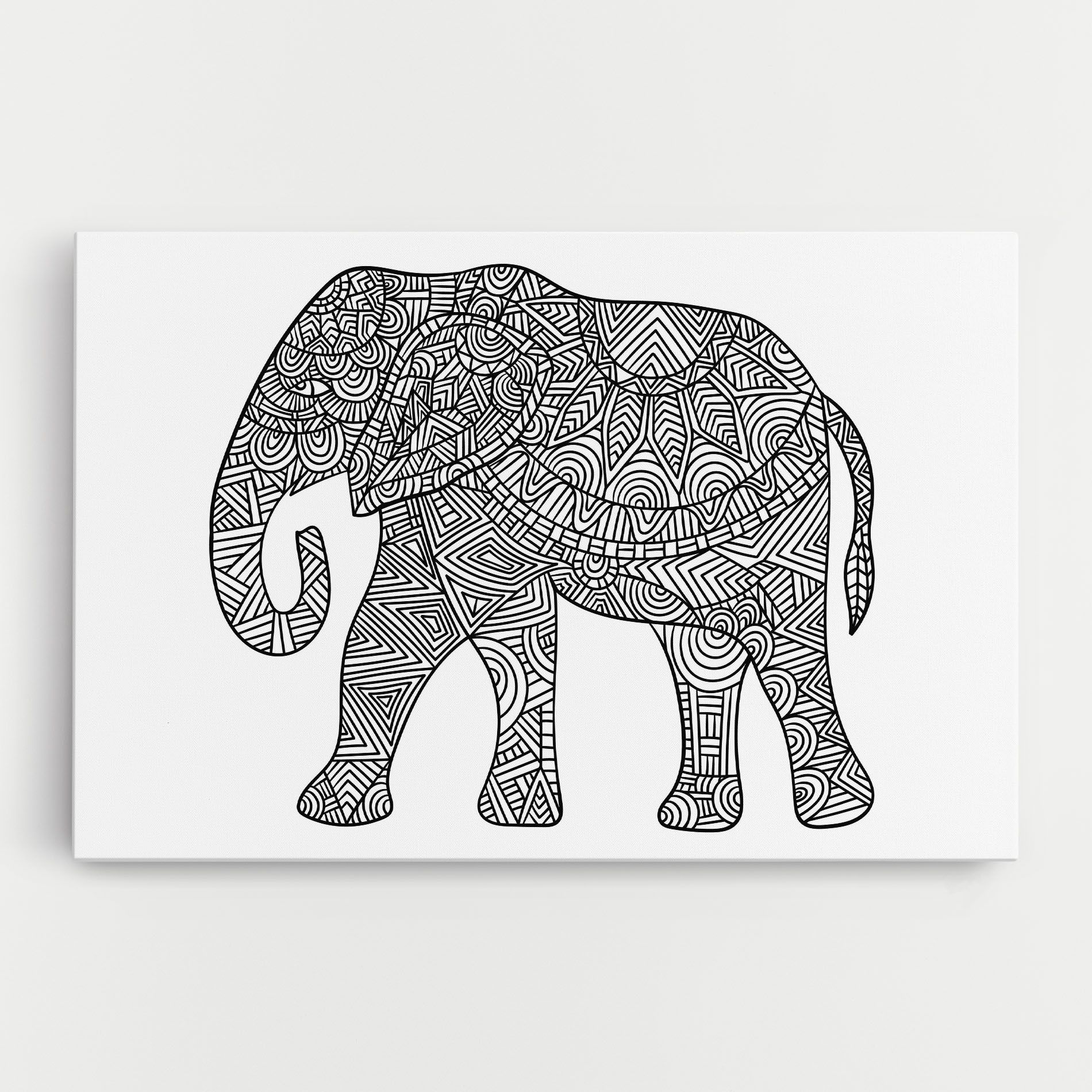 Elephant Mandala mockup 0