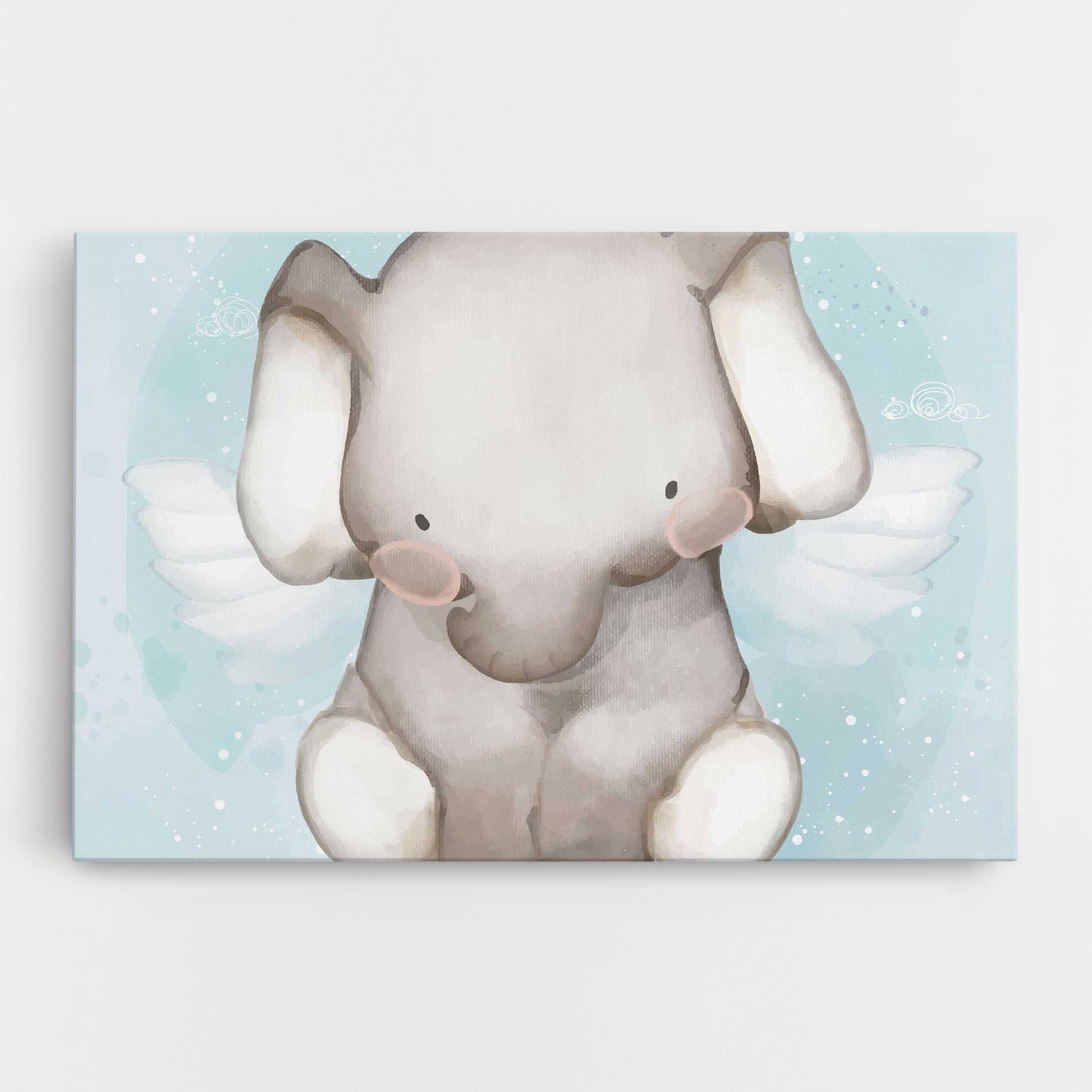 Elephant On Blue mockup 0
