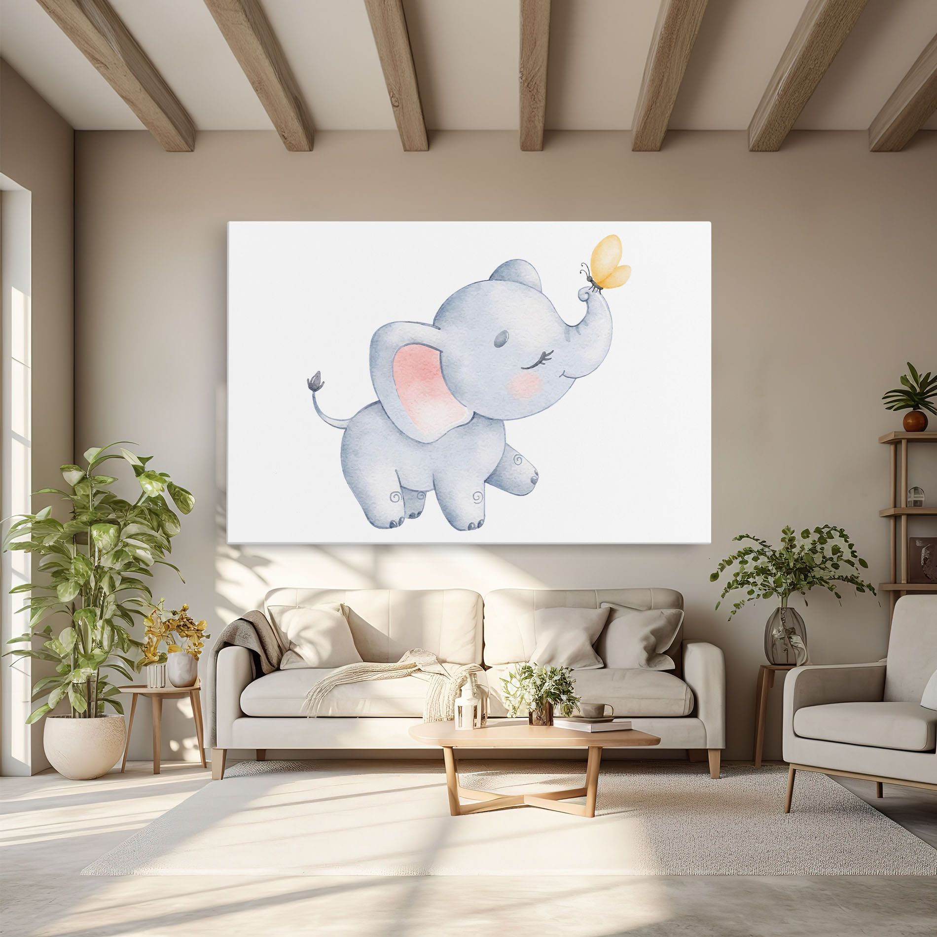 Elephant Butterfly mockup 6