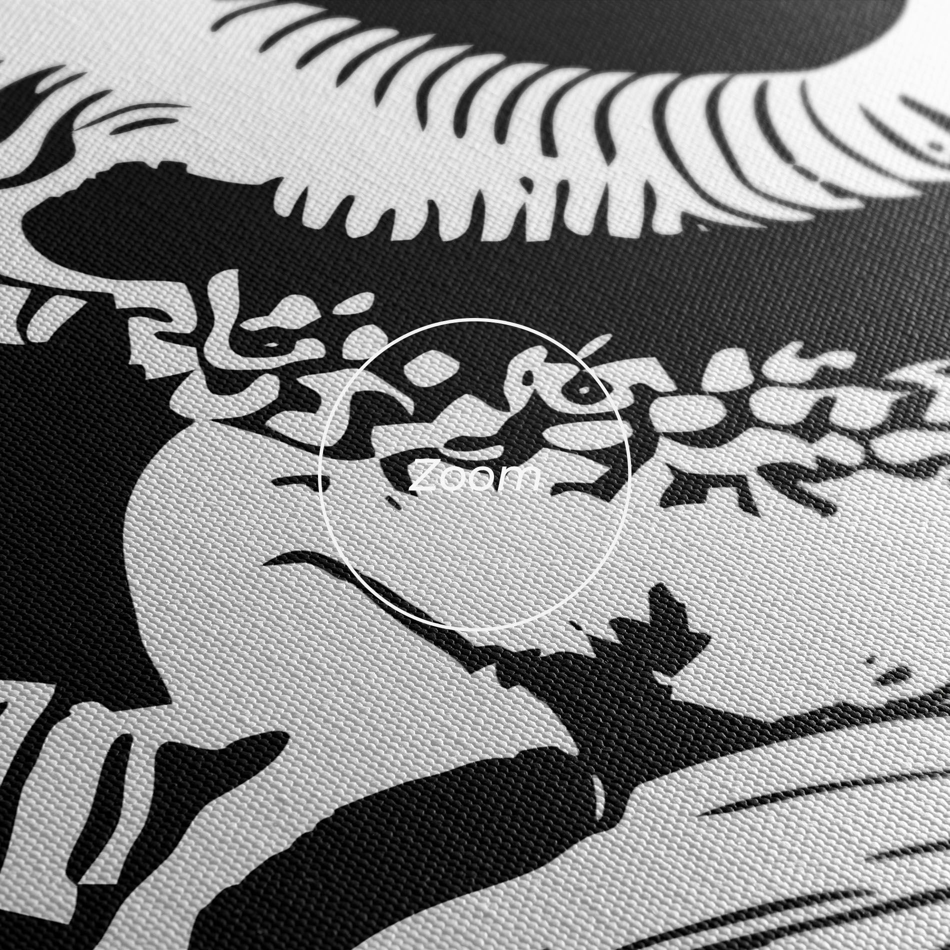 Black And White Ganesha mockup 3