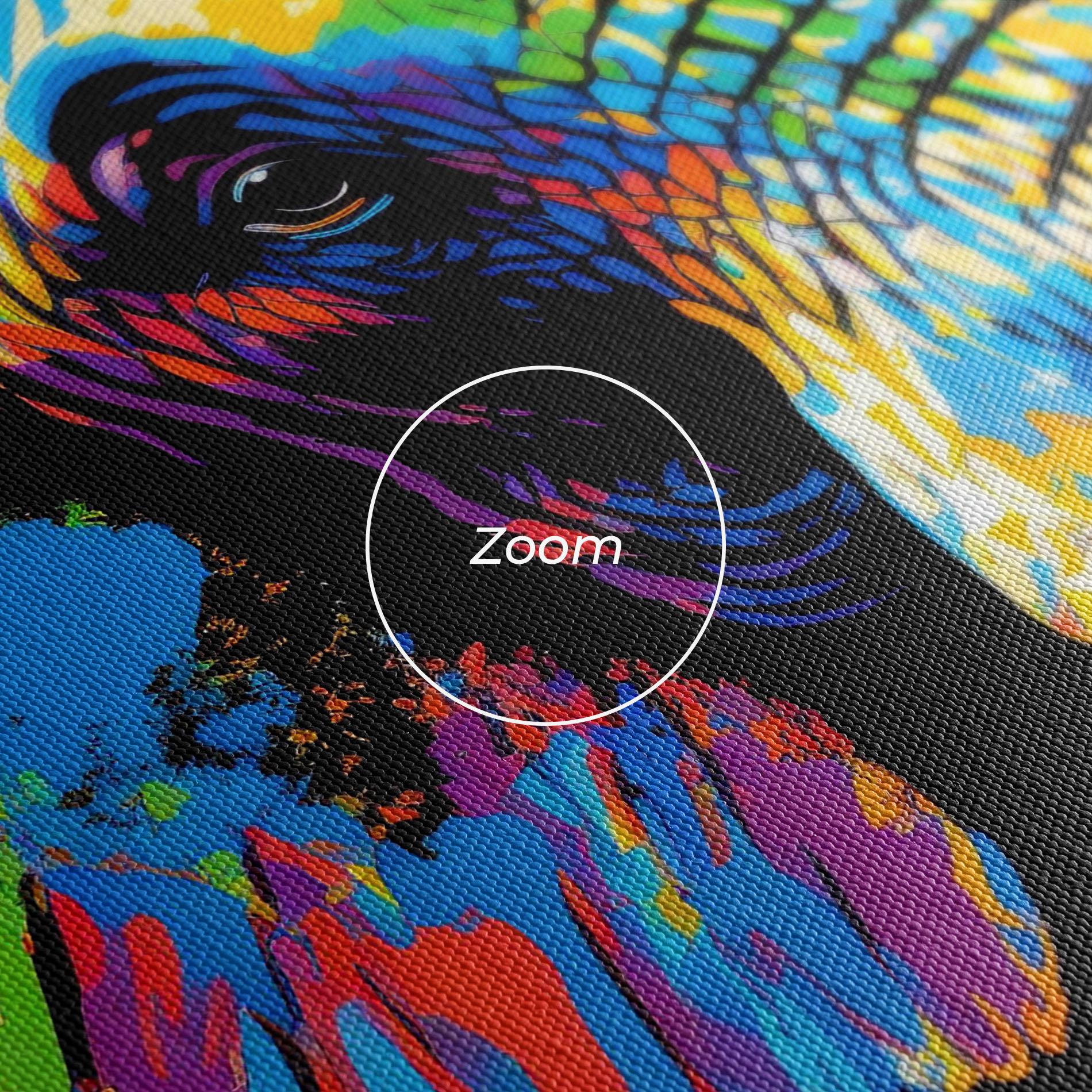 Tablou Canvas Elephant Portrait mockup 3