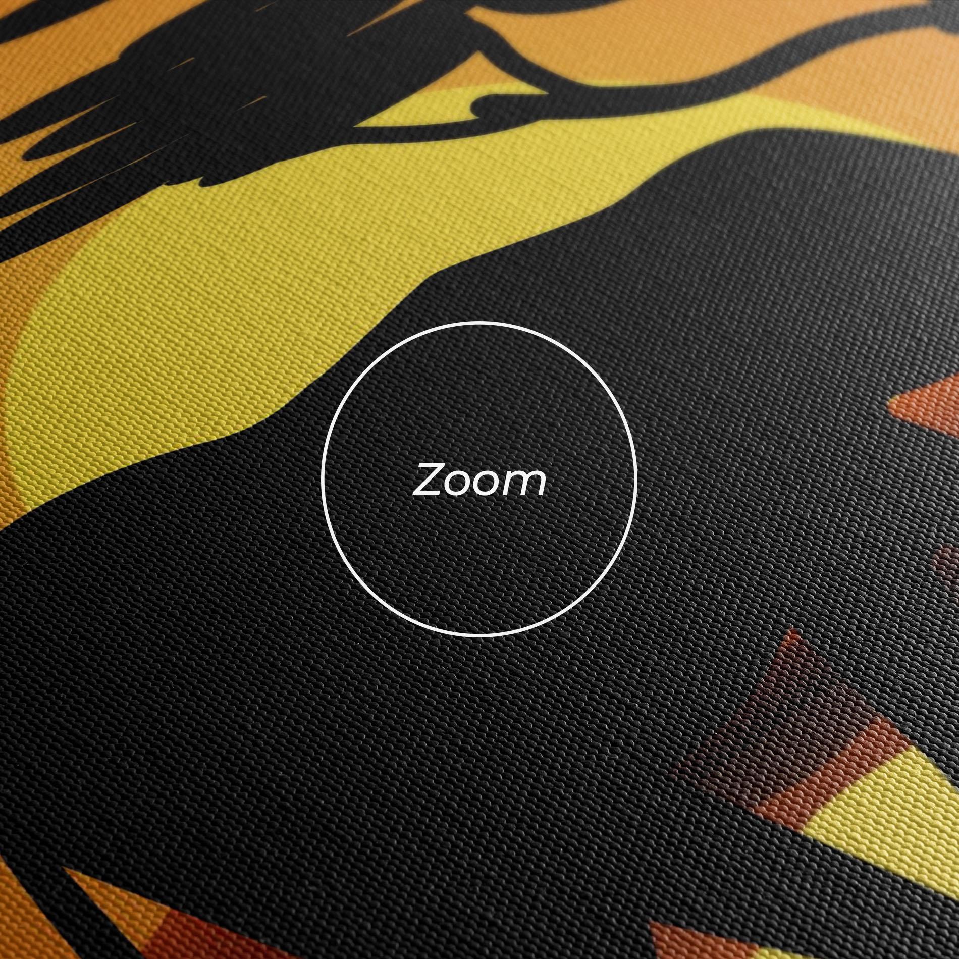 Tablou Canvas Elephant Sunset mockup 3