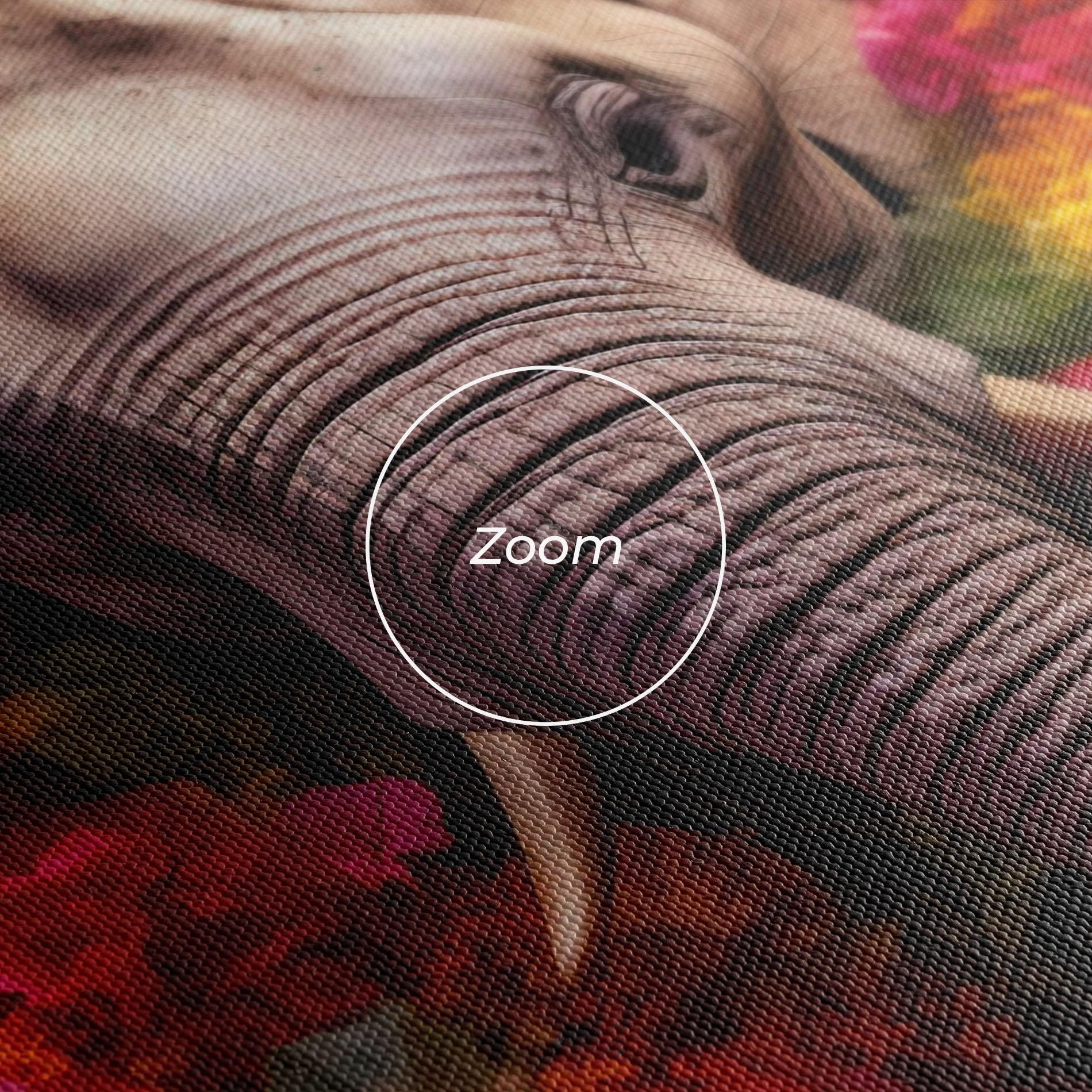 Tablou Canvas Flower Elephant mockup 3