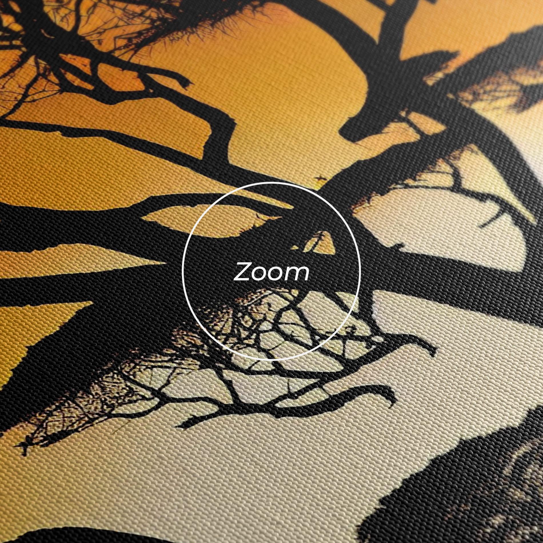 Tablou Canvas Sunset Silhouette mockup 3