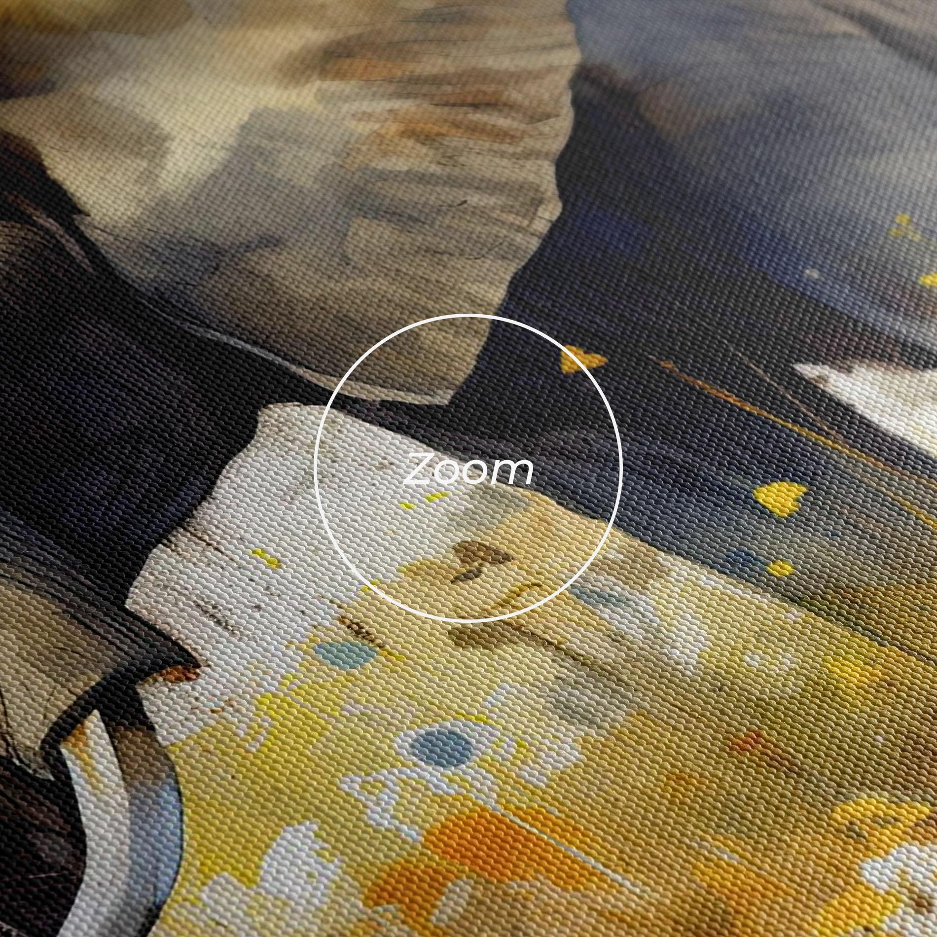 Tablou Canvas Yellow Flowers Elephant mockup 3