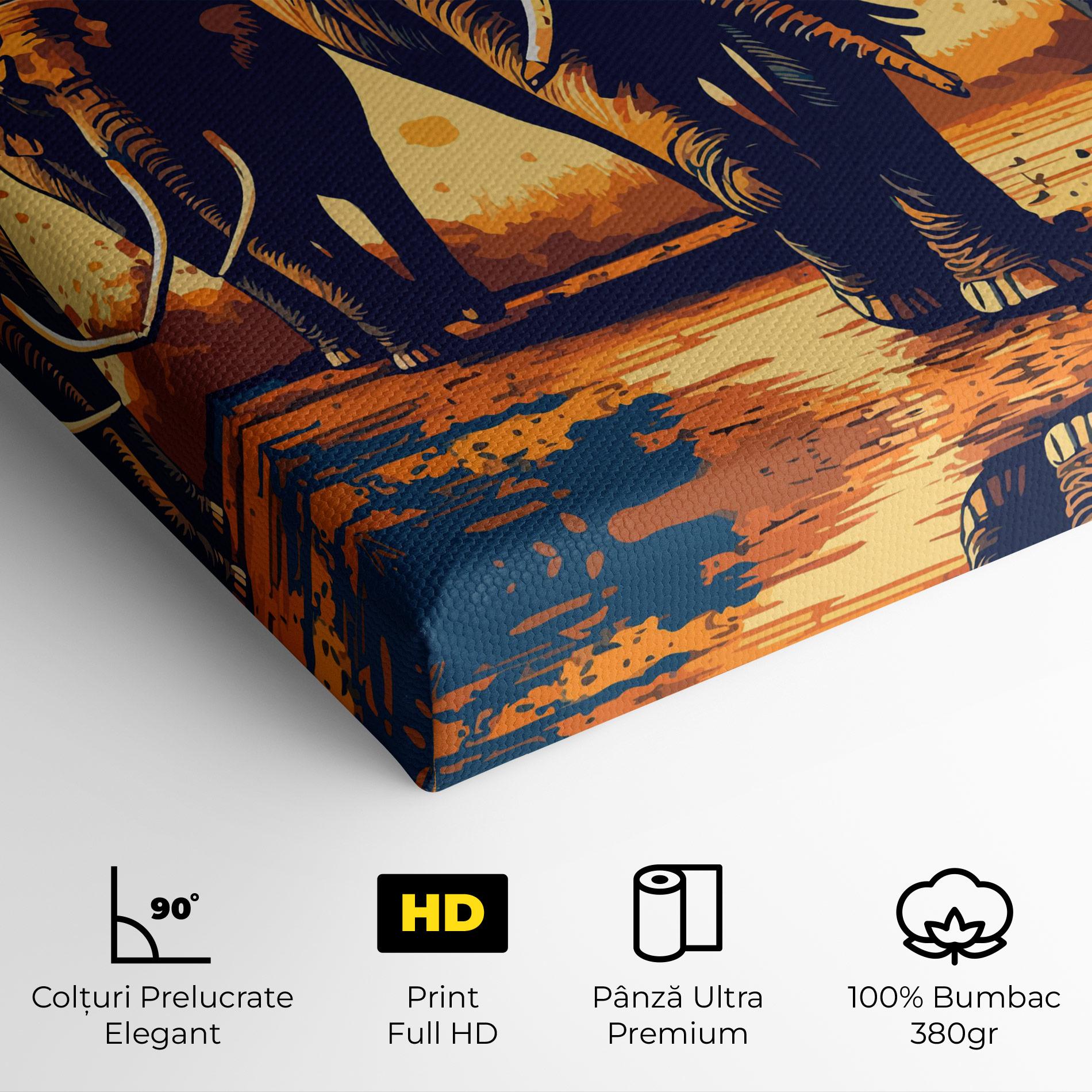 Tablou Canvas 3 Elephants mockup 4