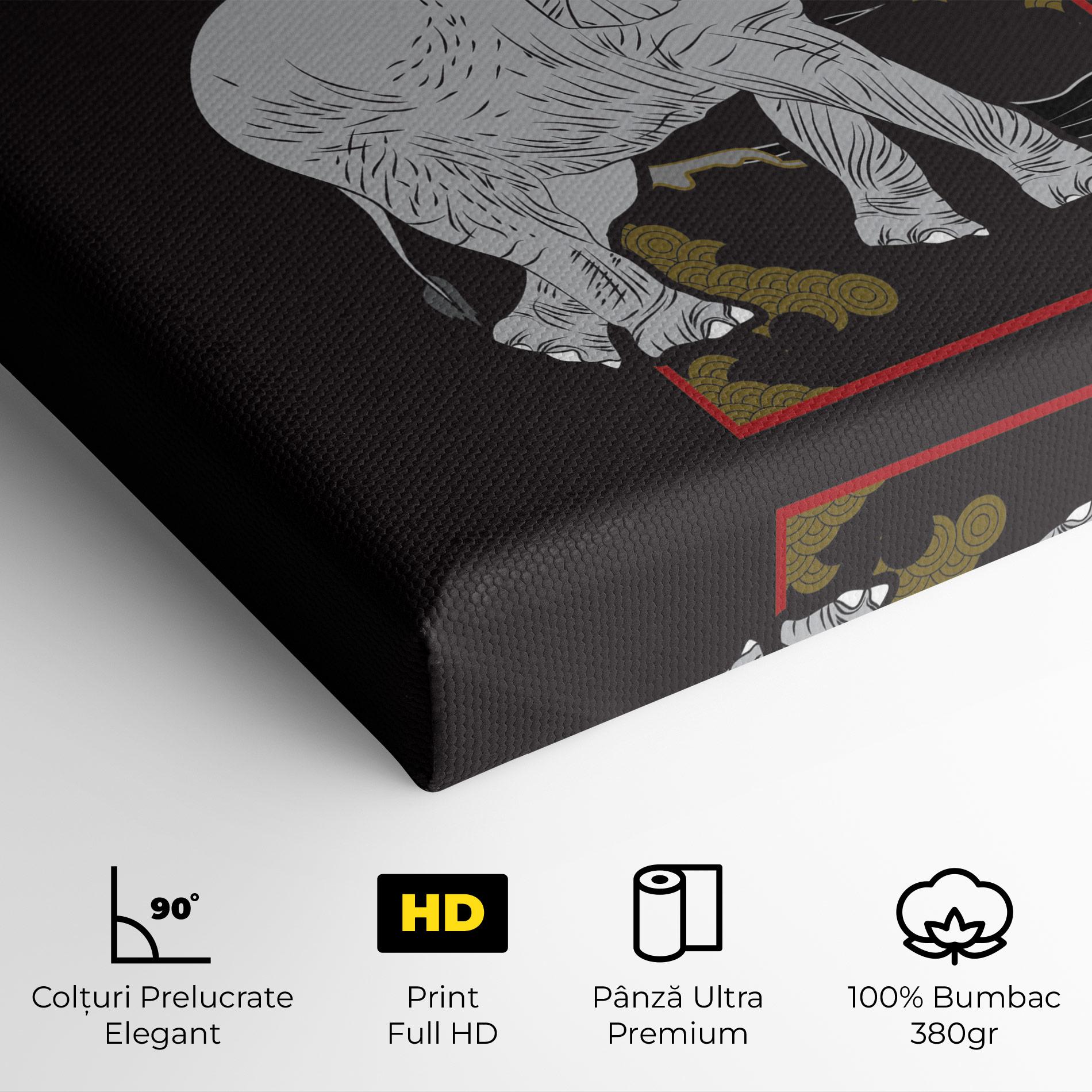 Tablou Canvas Elephant Asia mockup 4
