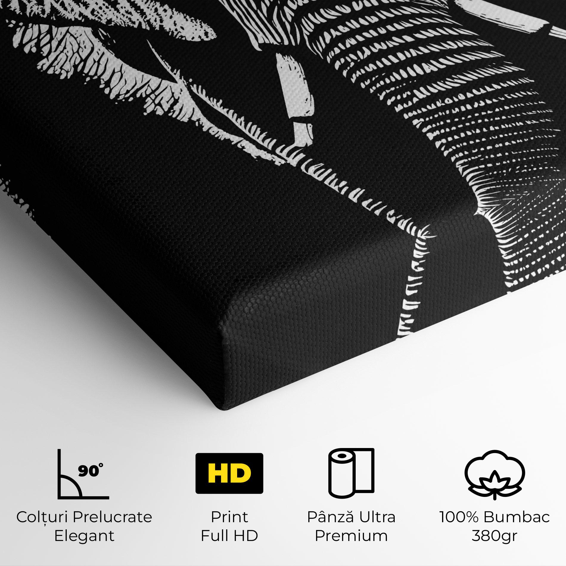 Tablou Canvas Elephant Drawing mockup 4