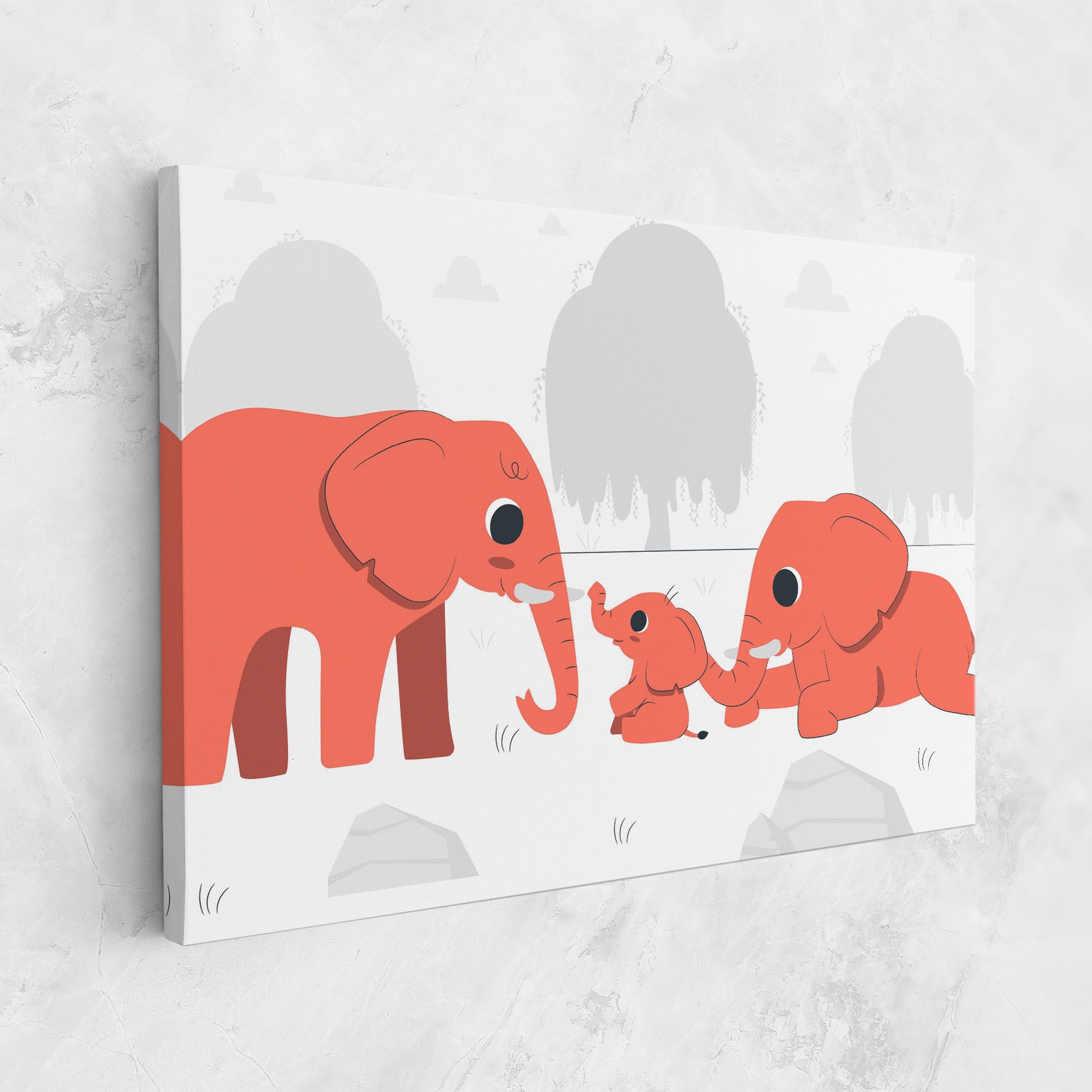 Orange Elephant mockup 1