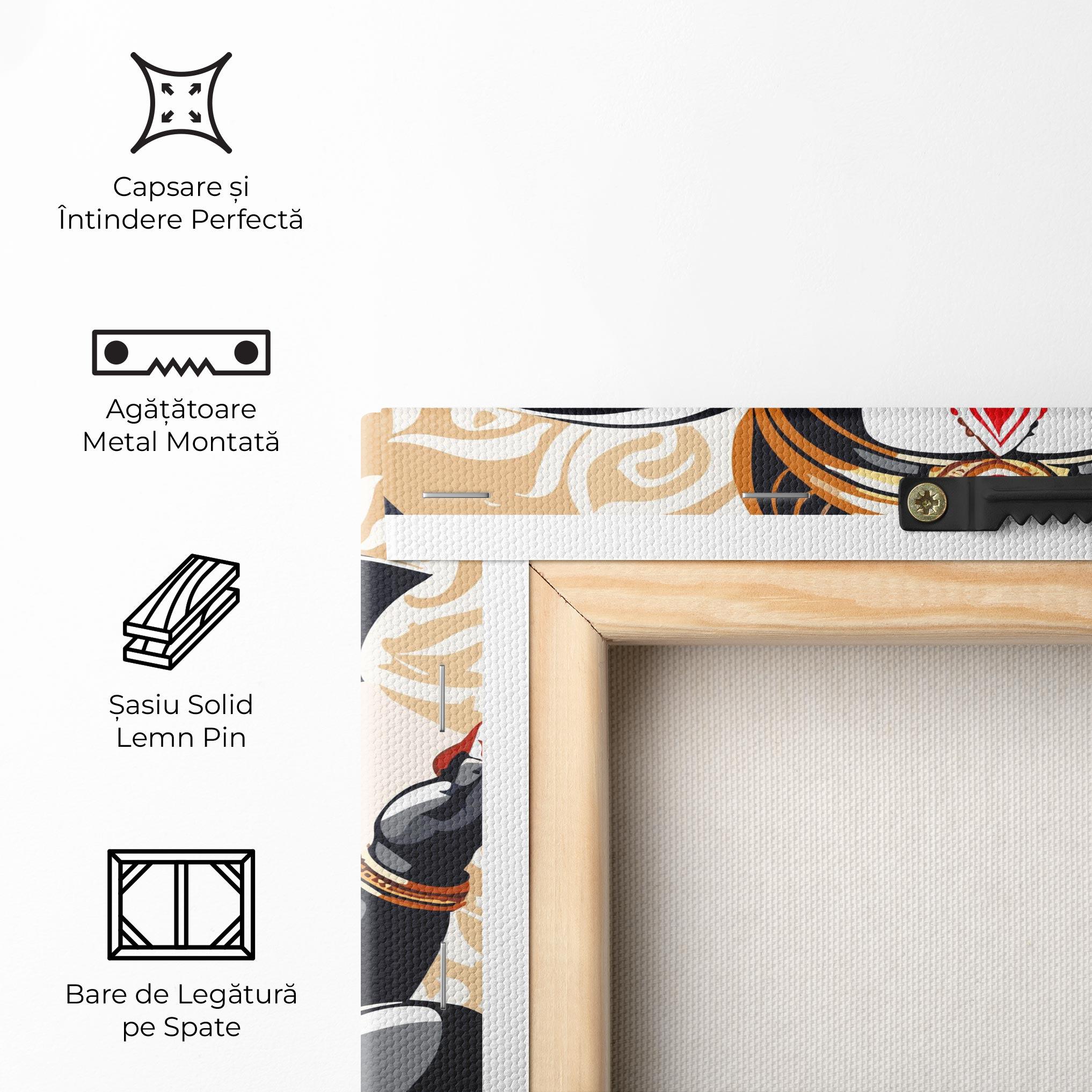 Tablou Canvas Elefant Color Mix mockup 5