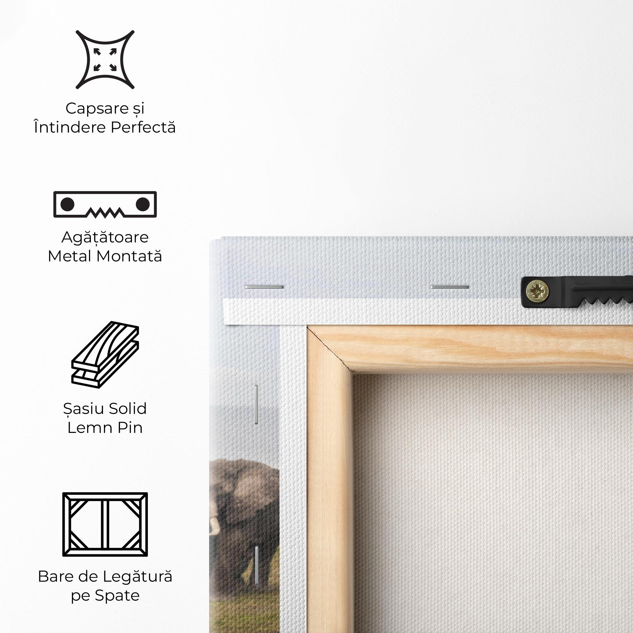 Tablou Canvas Elephant Landscape mockup 5