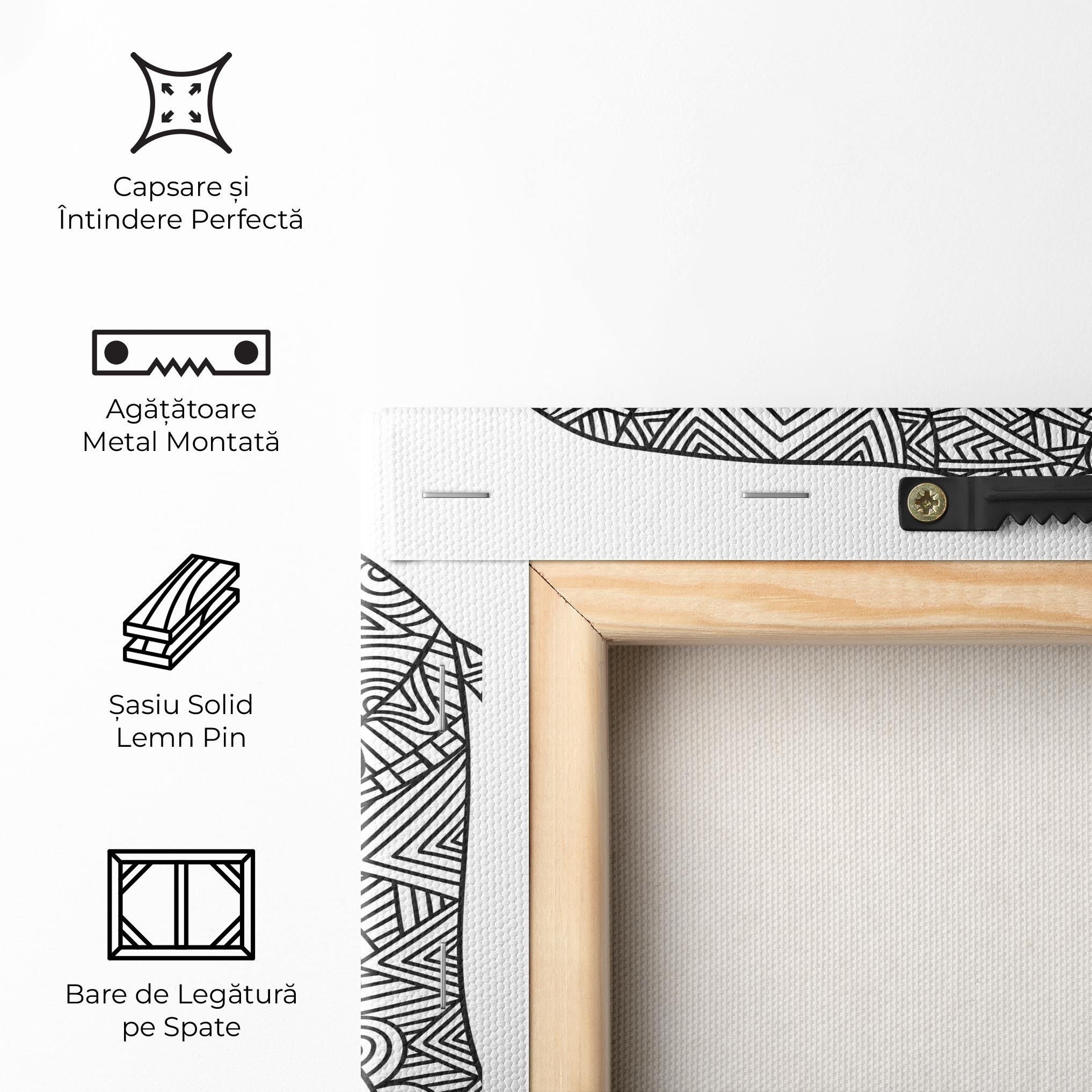 Tablou Canvas Elephant Mandala mockup 5