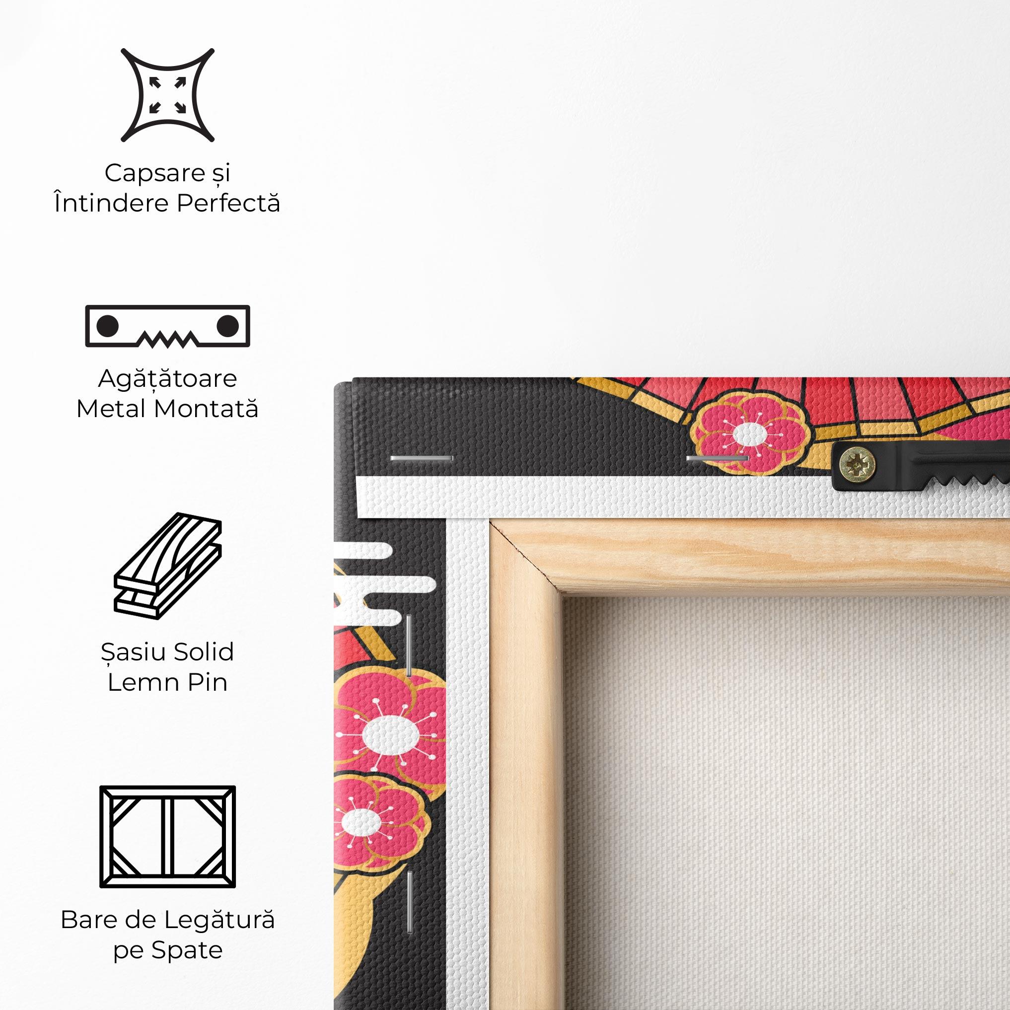 Tablou Canvas Elephant On Pink mockup 5