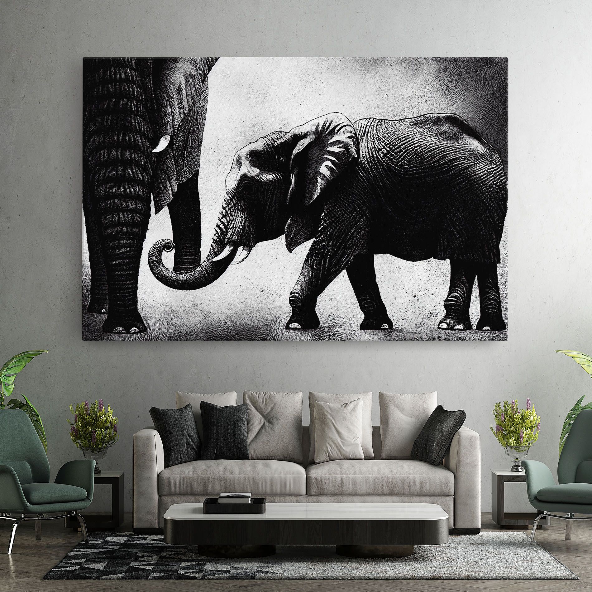 Baby Elephant mockup 7