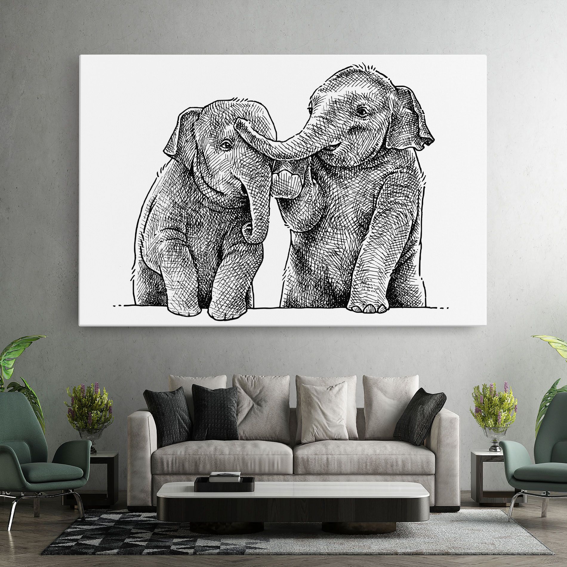 Baby Elephants mockup 7