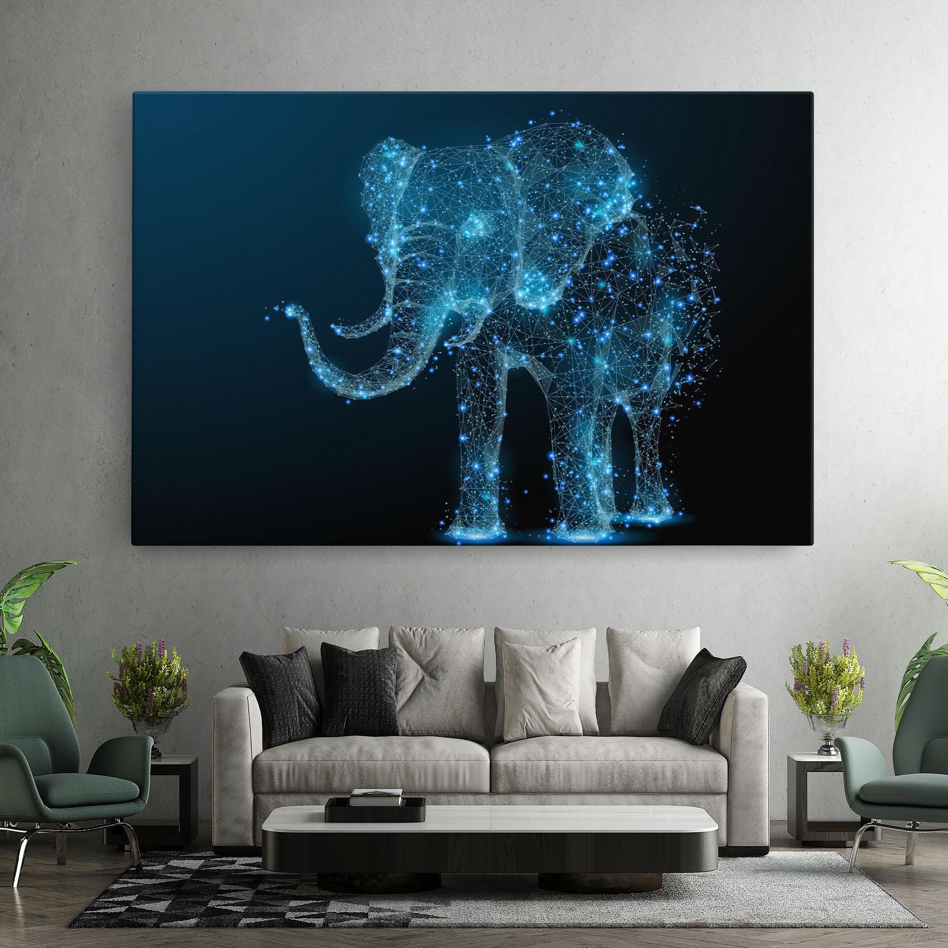 Tablou Canvas Digital Elephant mockup 7