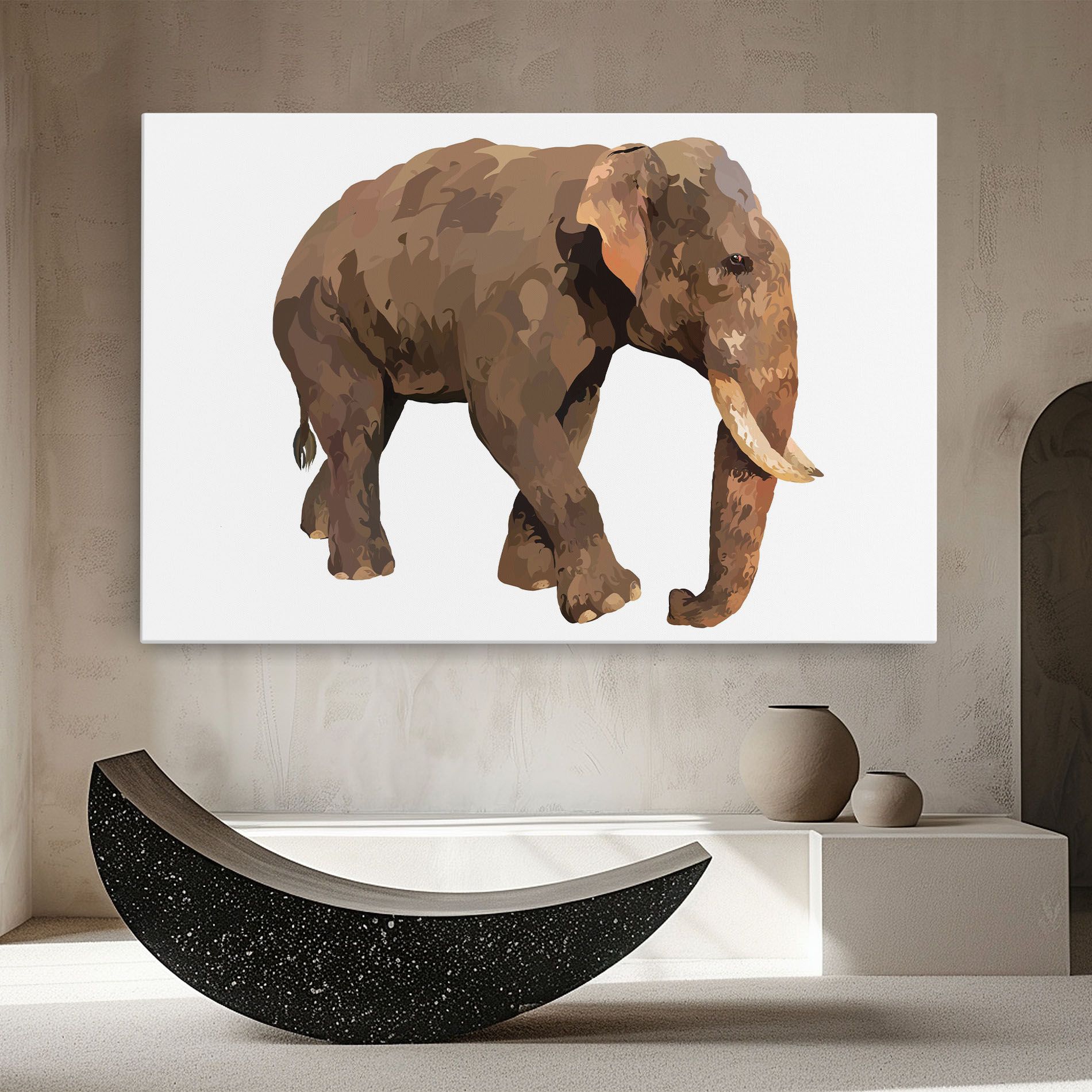Brown Elephant mockup 8
