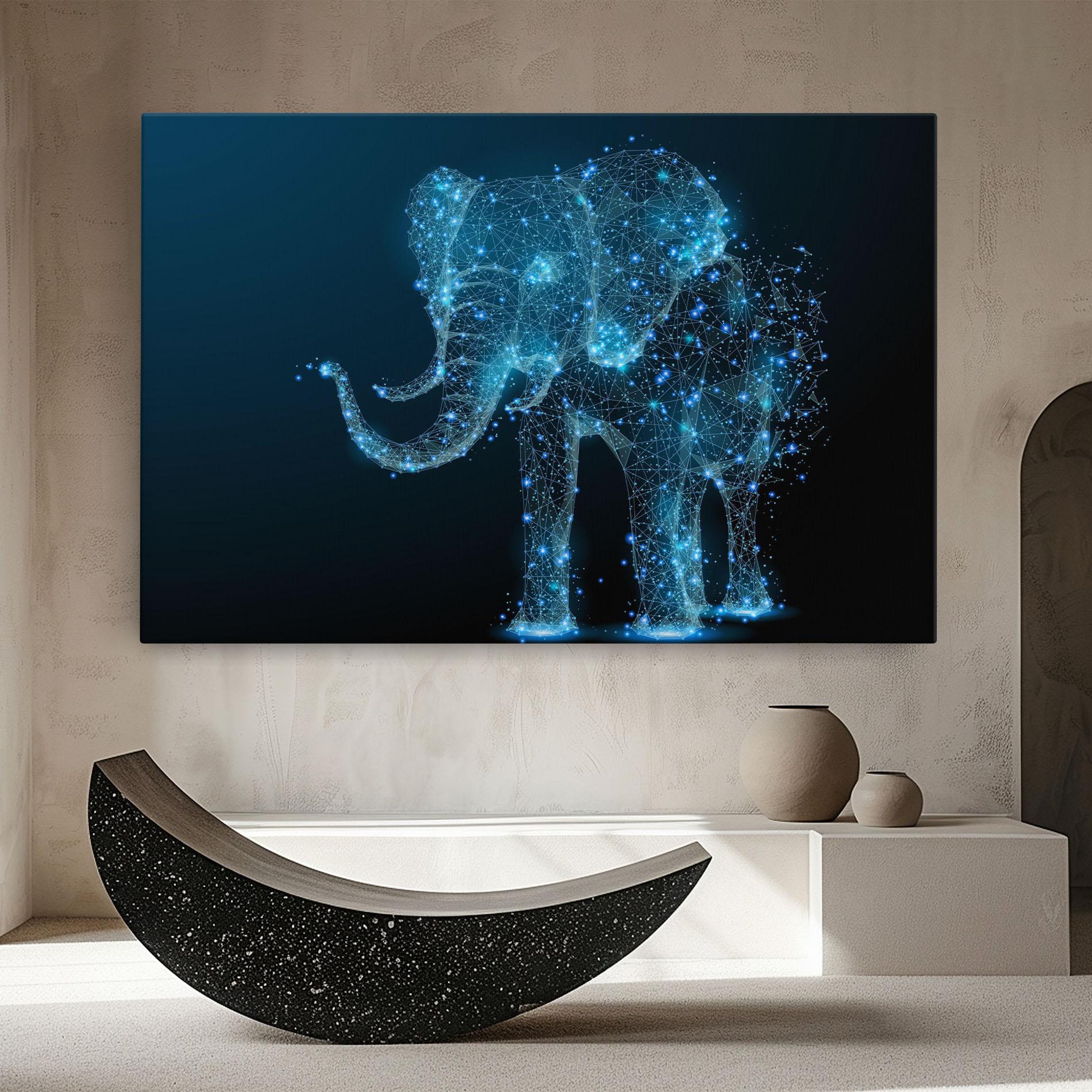 Tablou Canvas Digital Elephant mockup 8