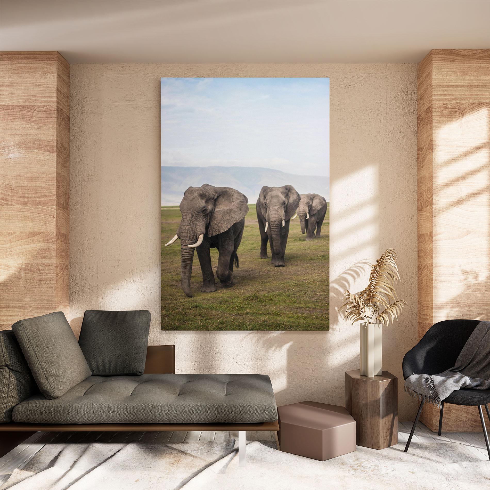 Tablou Canvas Elephant Landscape mockup 8