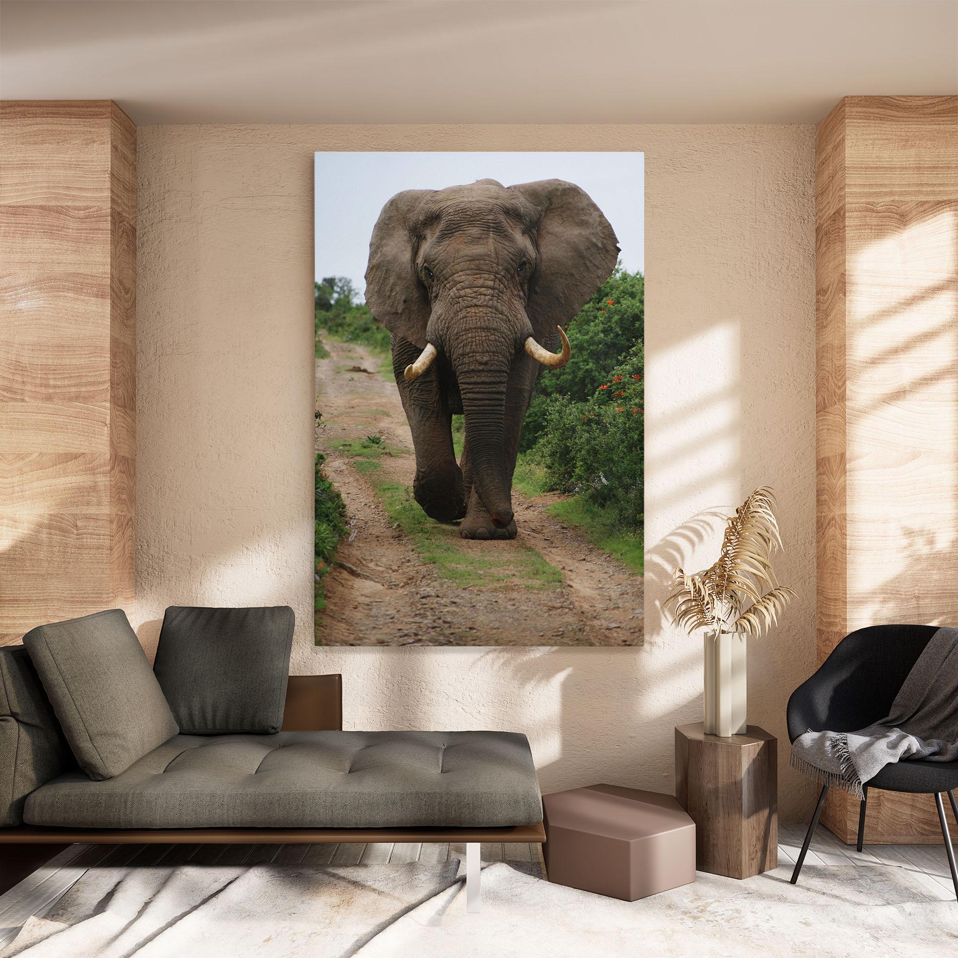 Tablou Canvas Elephant Safari mockup 8