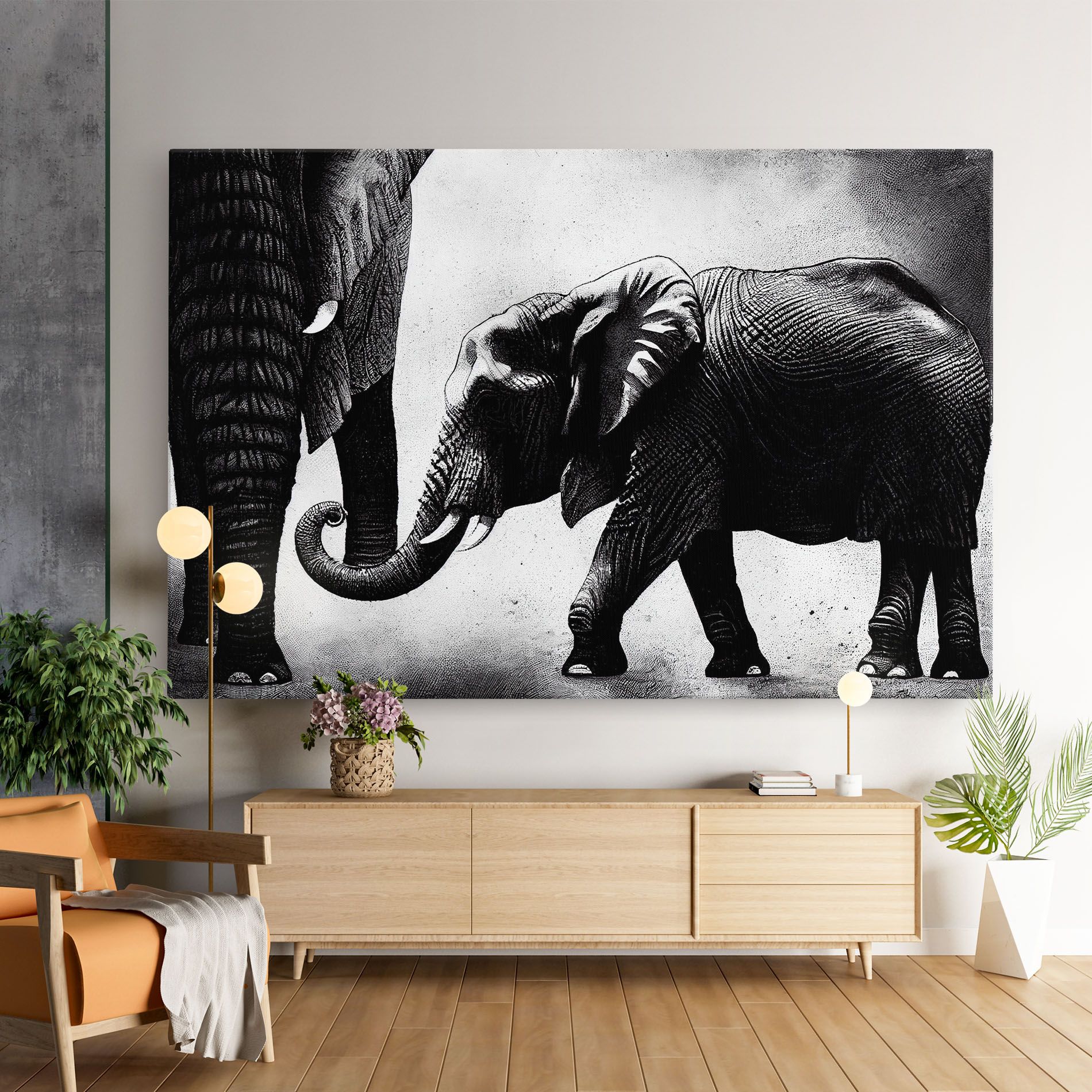 Baby Elephant mockup 9