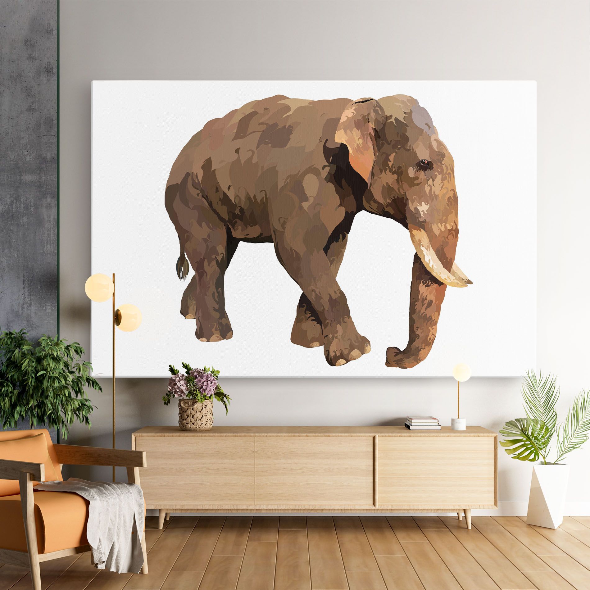 Brown Elephant mockup 9