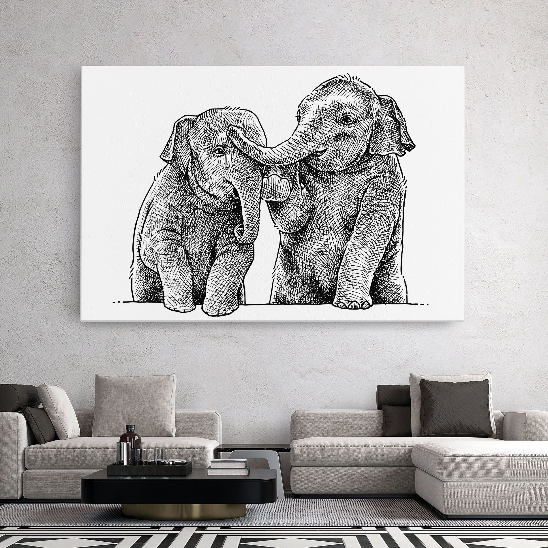 Baby Elephants mockup 2