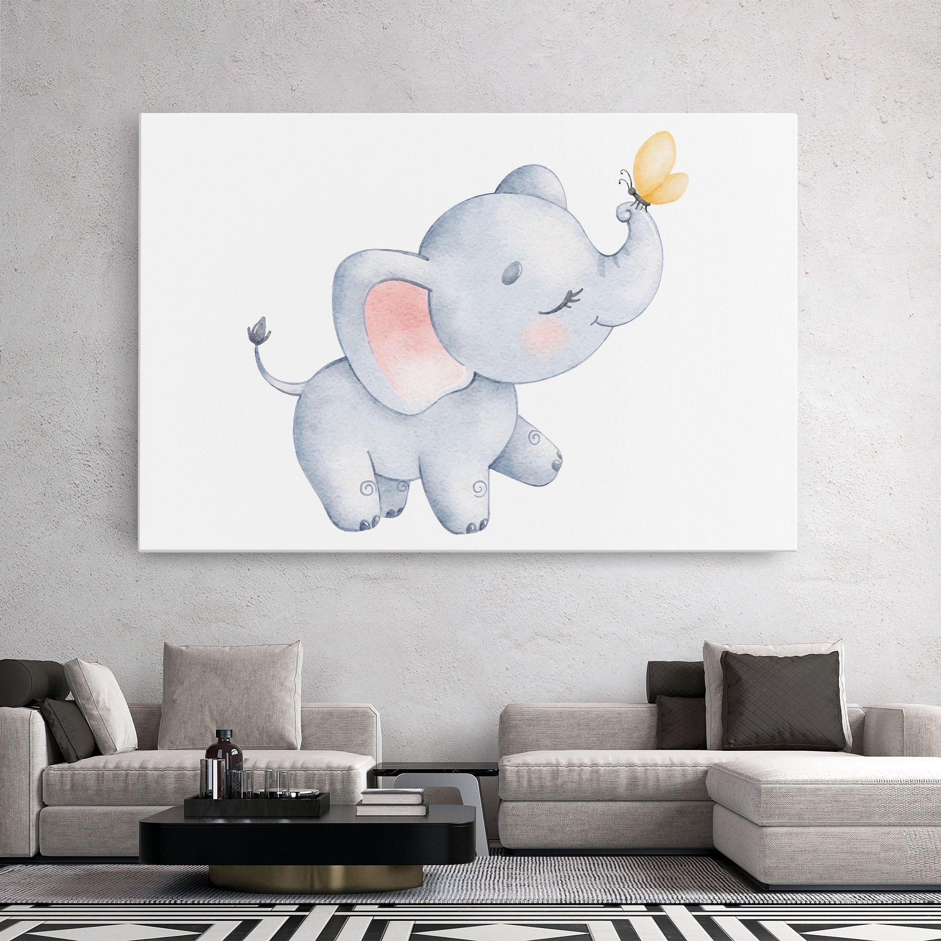 Elephant Butterfly mockup 2