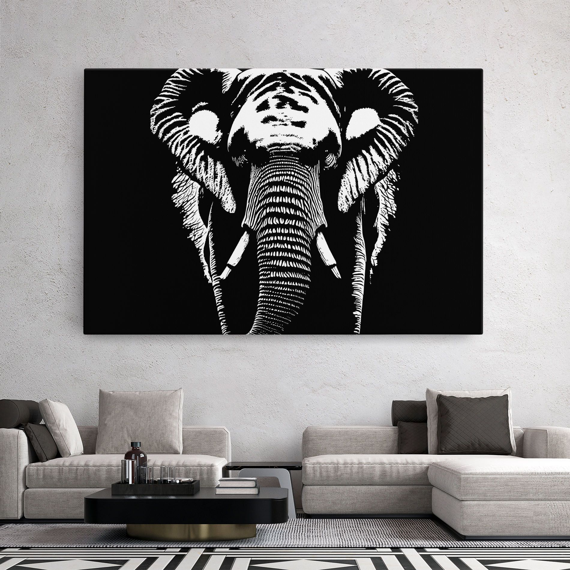 Elephant Drawing mockup 2