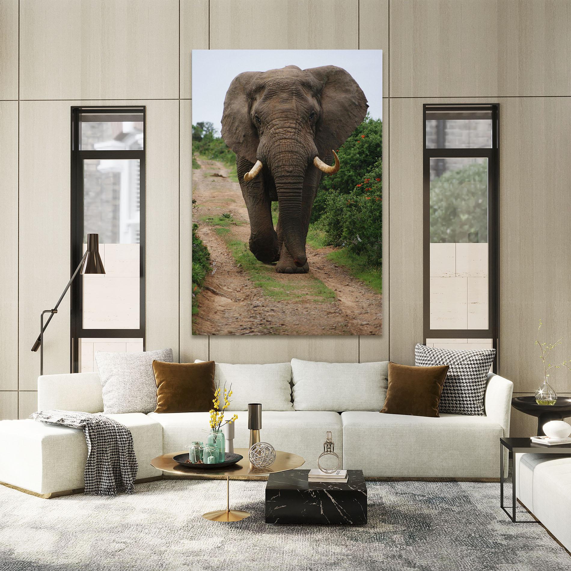 Tablou Canvas Elephant Safari mockup 2
