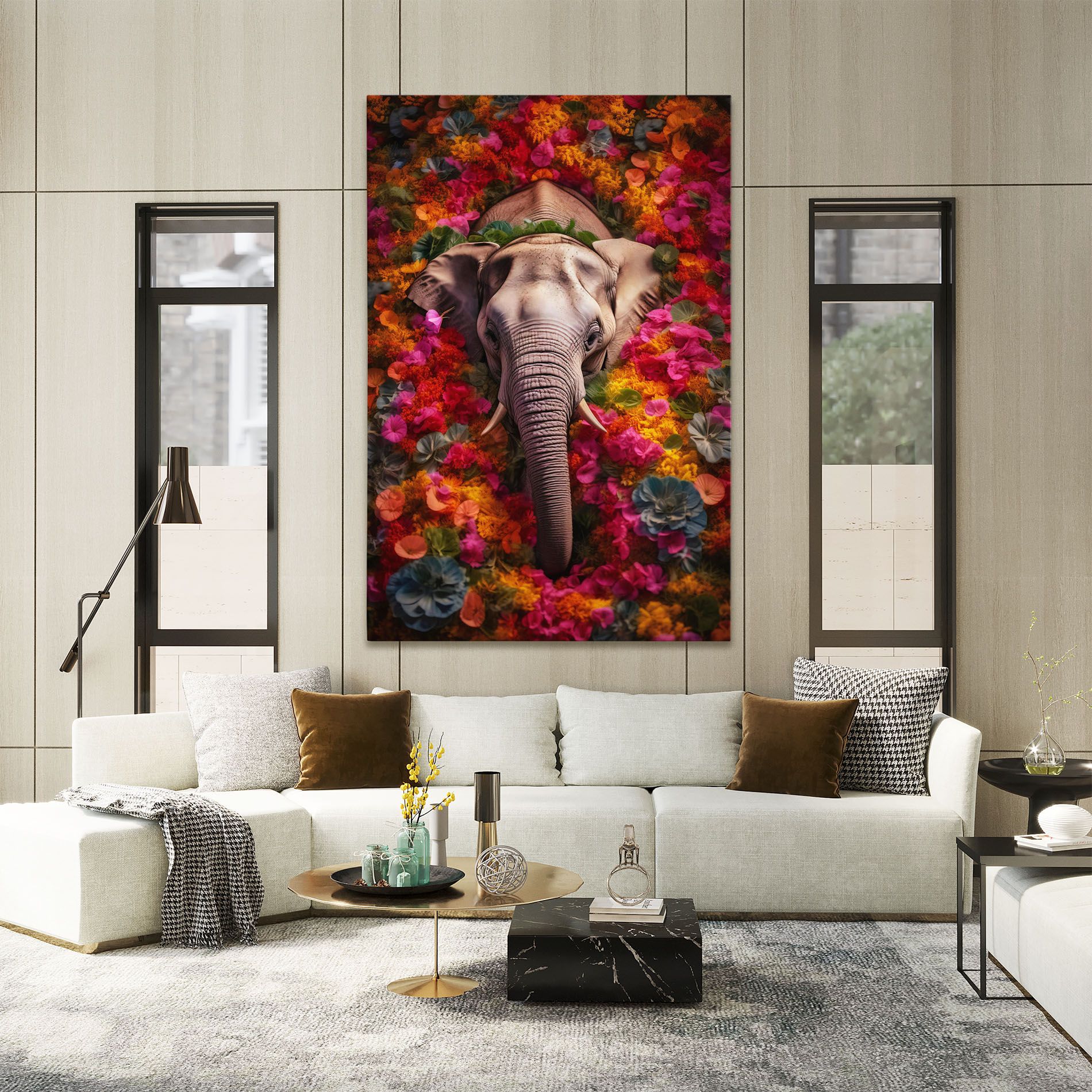 Flower Elephant mockup 2