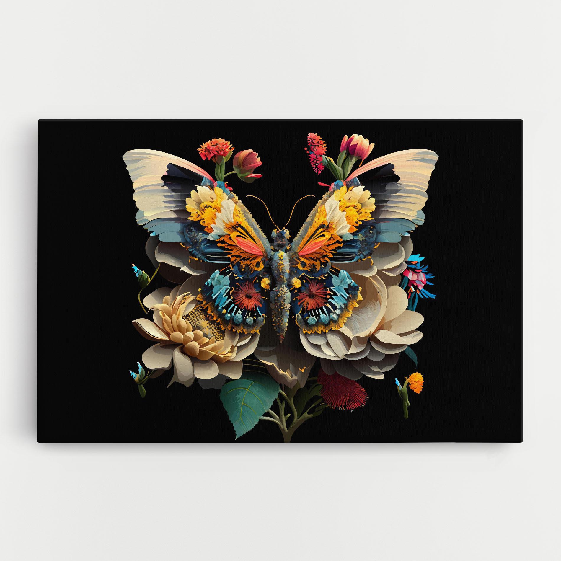 Tablou Canvas Colorful Butterfly mockup 0
