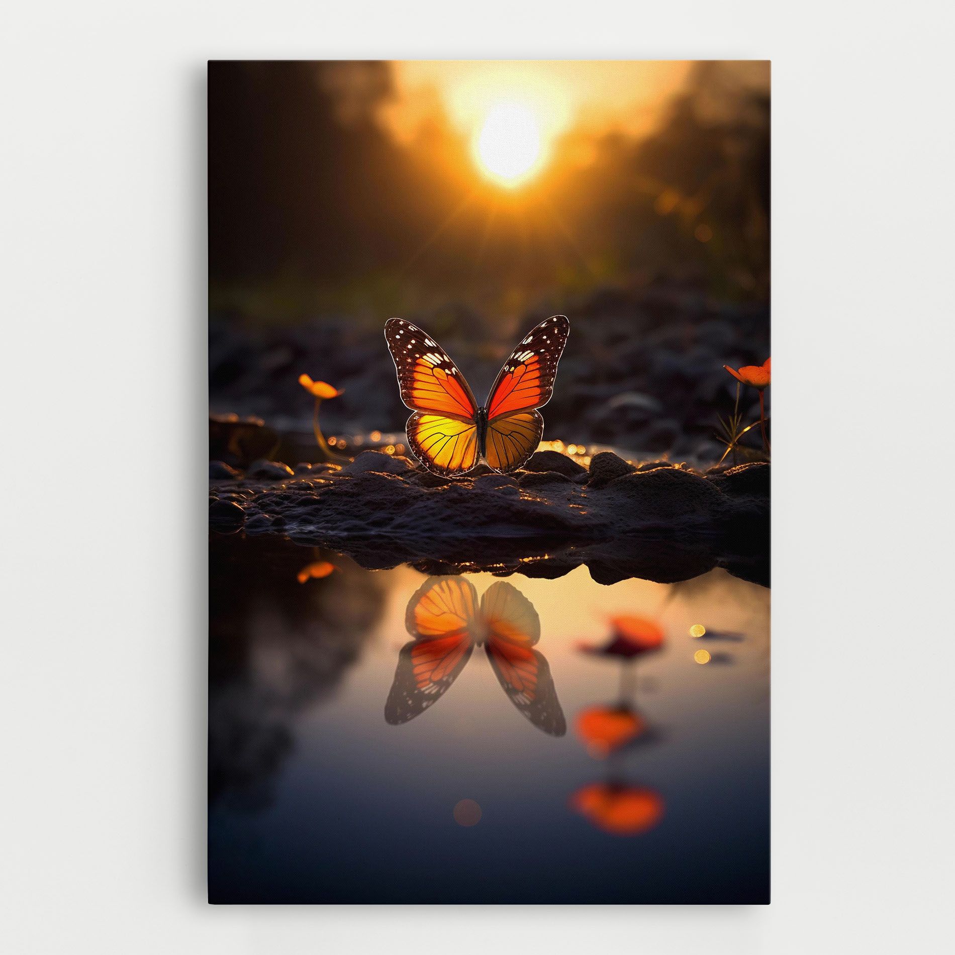 Sun Water Butterfly mockup 0