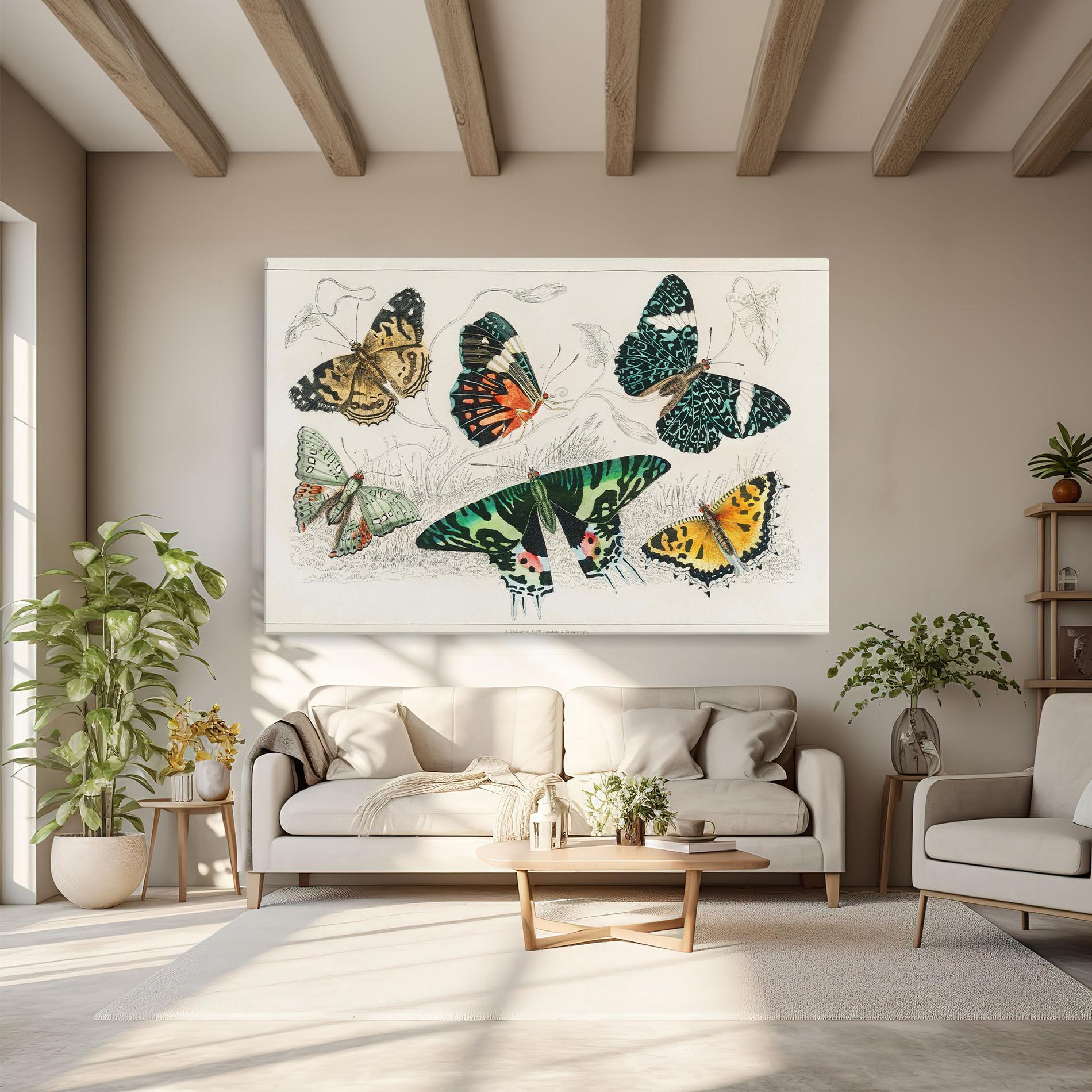 Tablou Canvas Butterfly Art mockup 6