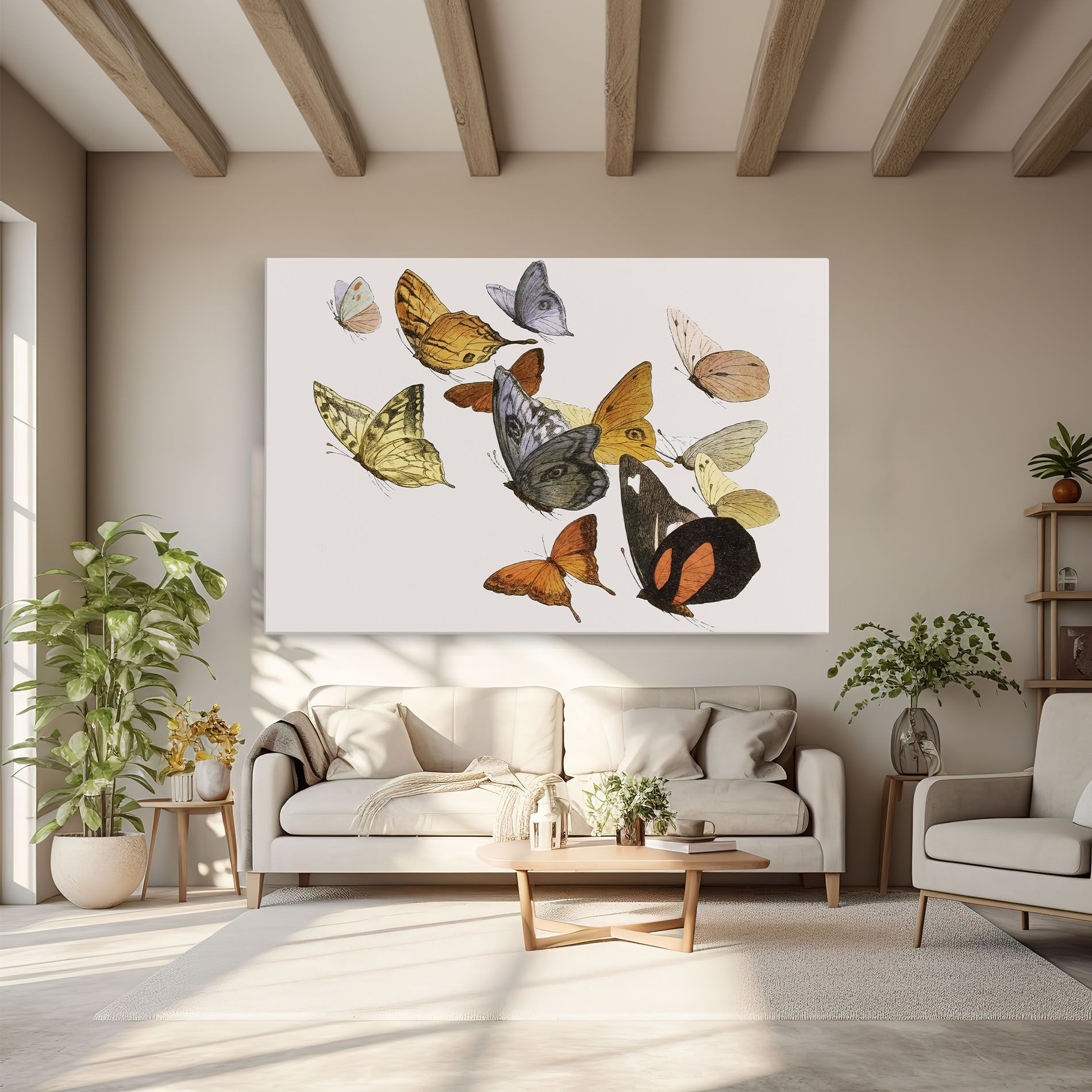 Butterfly Floating mockup 6