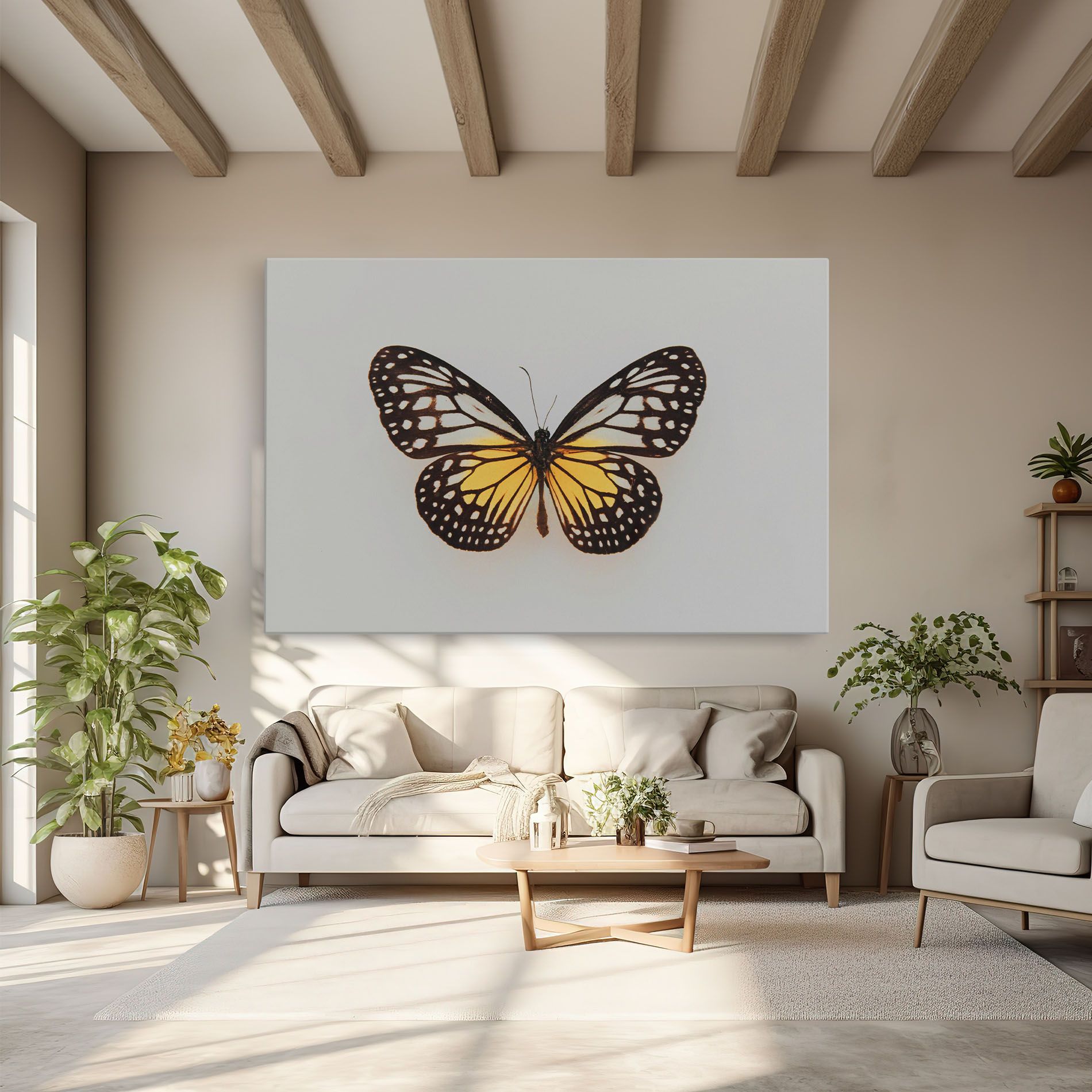 Butterfly On Grey mockup 6