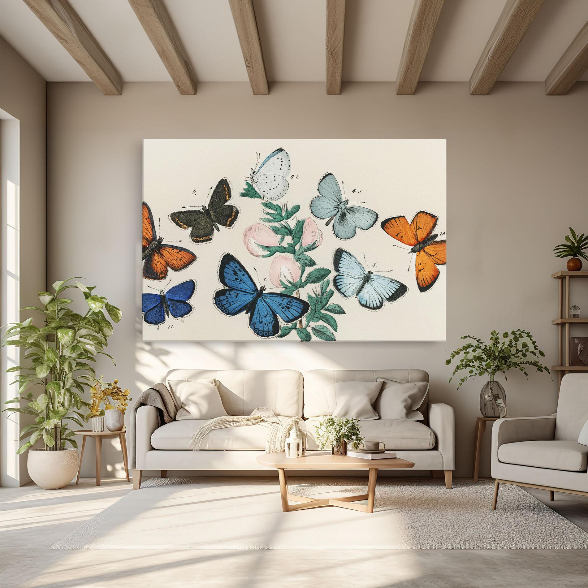Tablou Canvas Moving Butterflies mockup 6