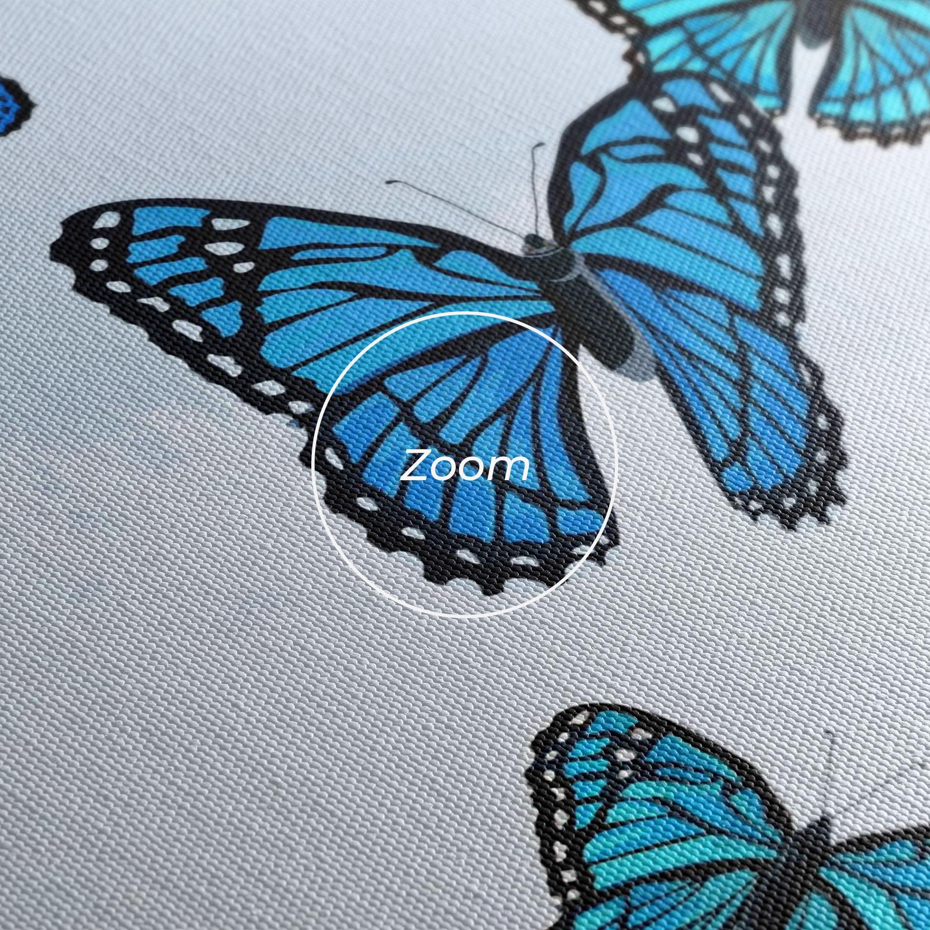 Tablou Canvas Blue Sky Butterfly mockup 3