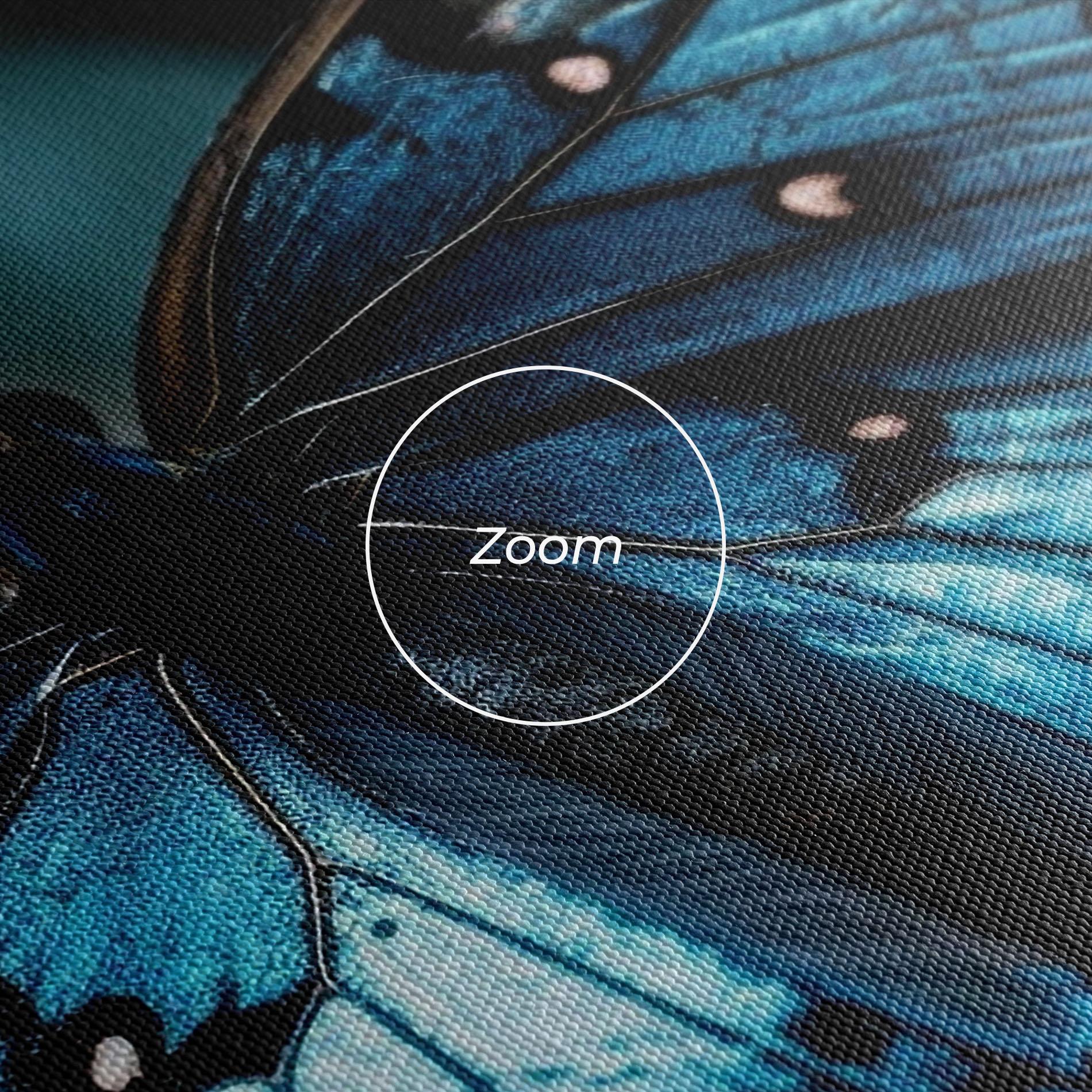 Tablou Canvas Dark Blue Buterfly mockup 3