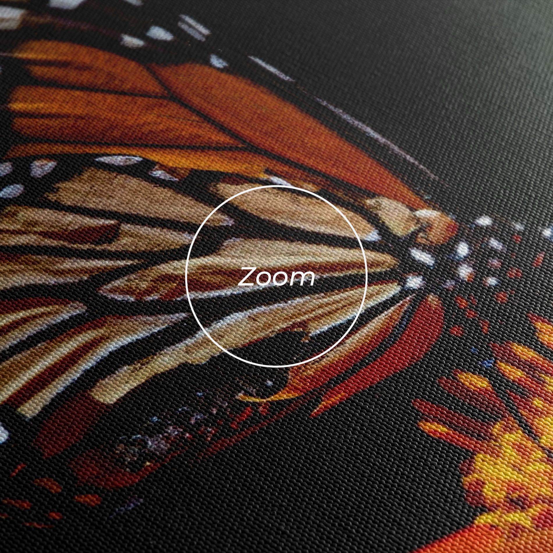 Dark Orange Butterfy mockup 3