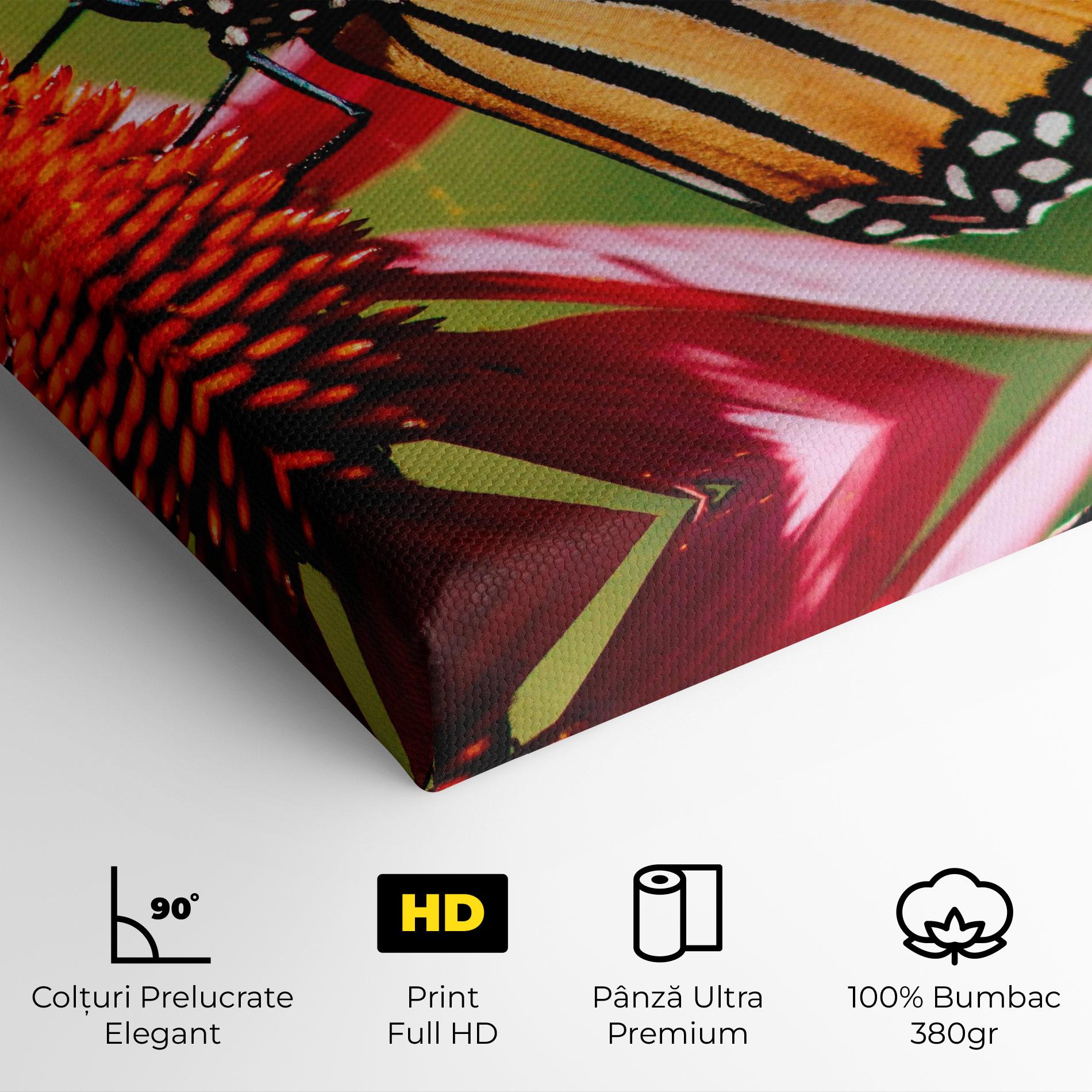 Tablou Canvas Big Orange Butterfly mockup 4