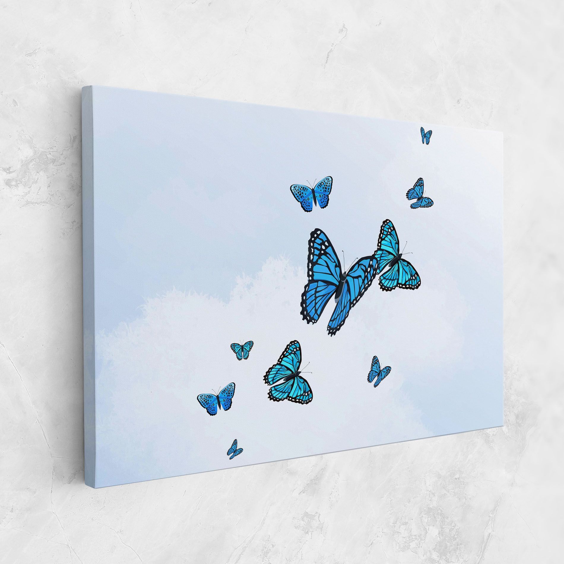 Blue Sky Butterfly mockup 1