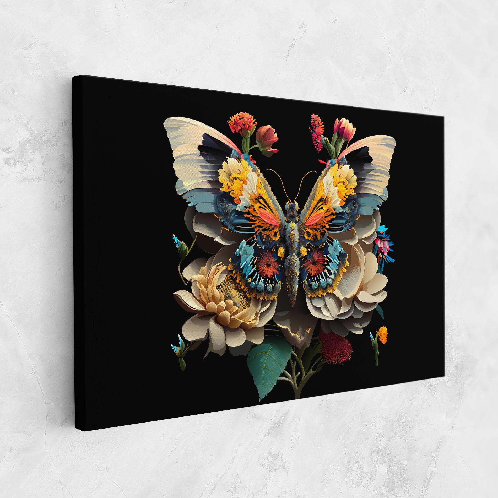 Tablou Canvas Colorful Butterfly mockup 1