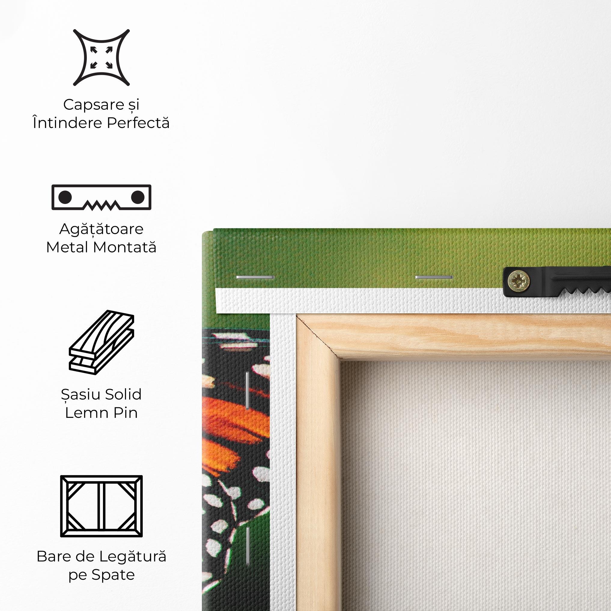 Tablou Canvas Big Orange Butterfly mockup 5