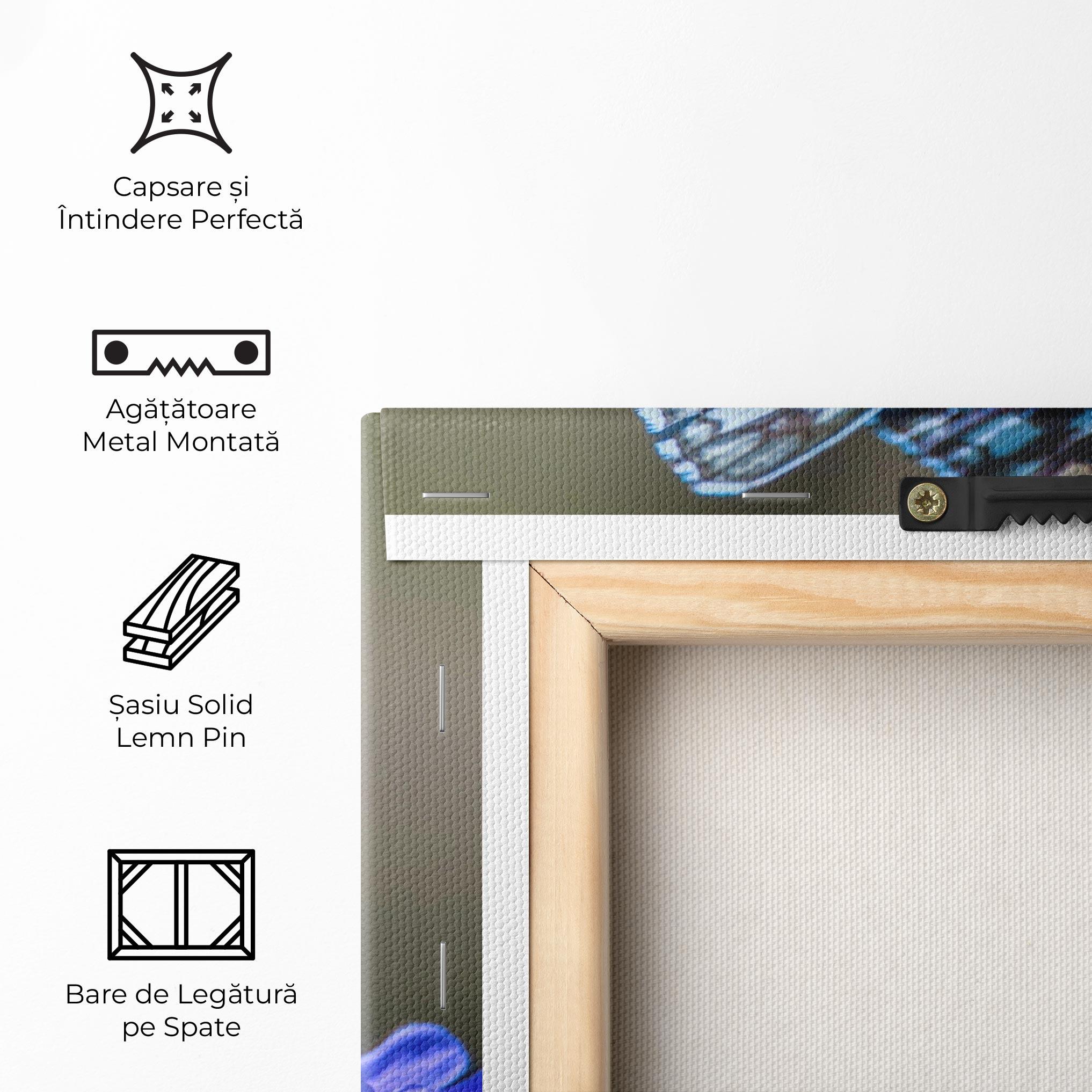 Tablou Canvas Blue Butterfly In Nature mockup 5