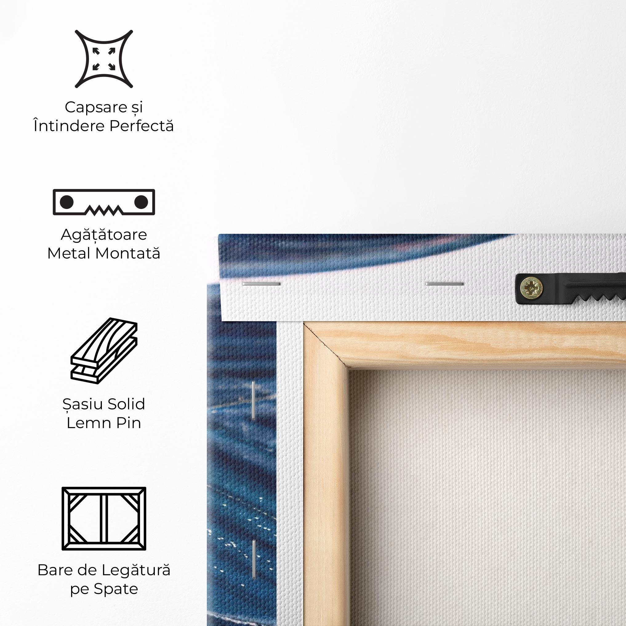 Tablou Canvas Blue Butterfly mockup 5