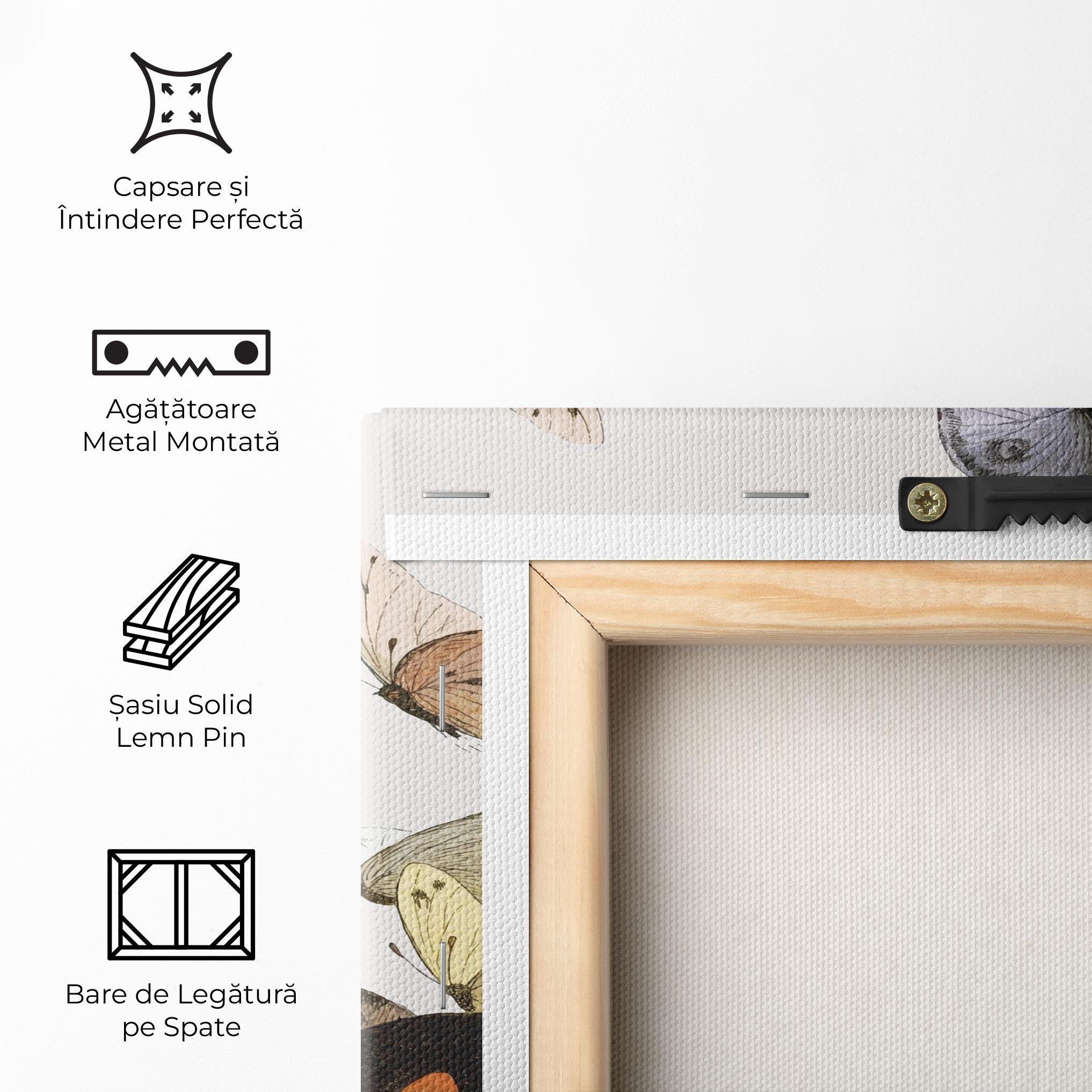 Tablou Canvas Butterfly Floating mockup 5