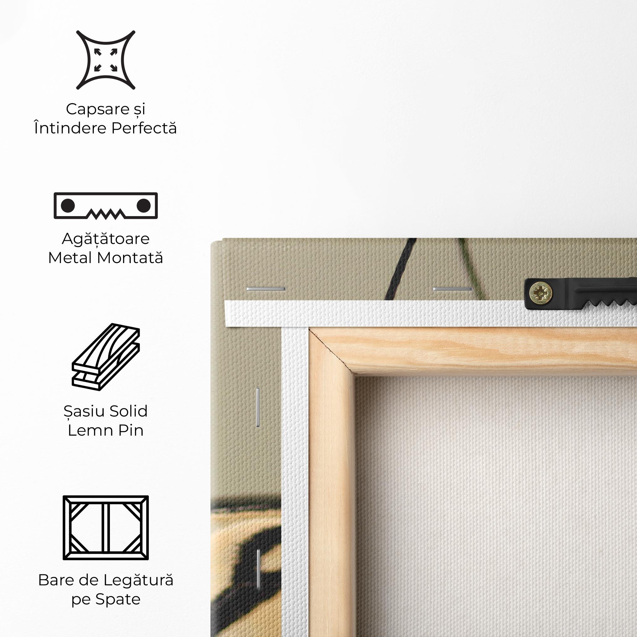 Tablou Canvas Close Up Cream Butterfly mockup 5